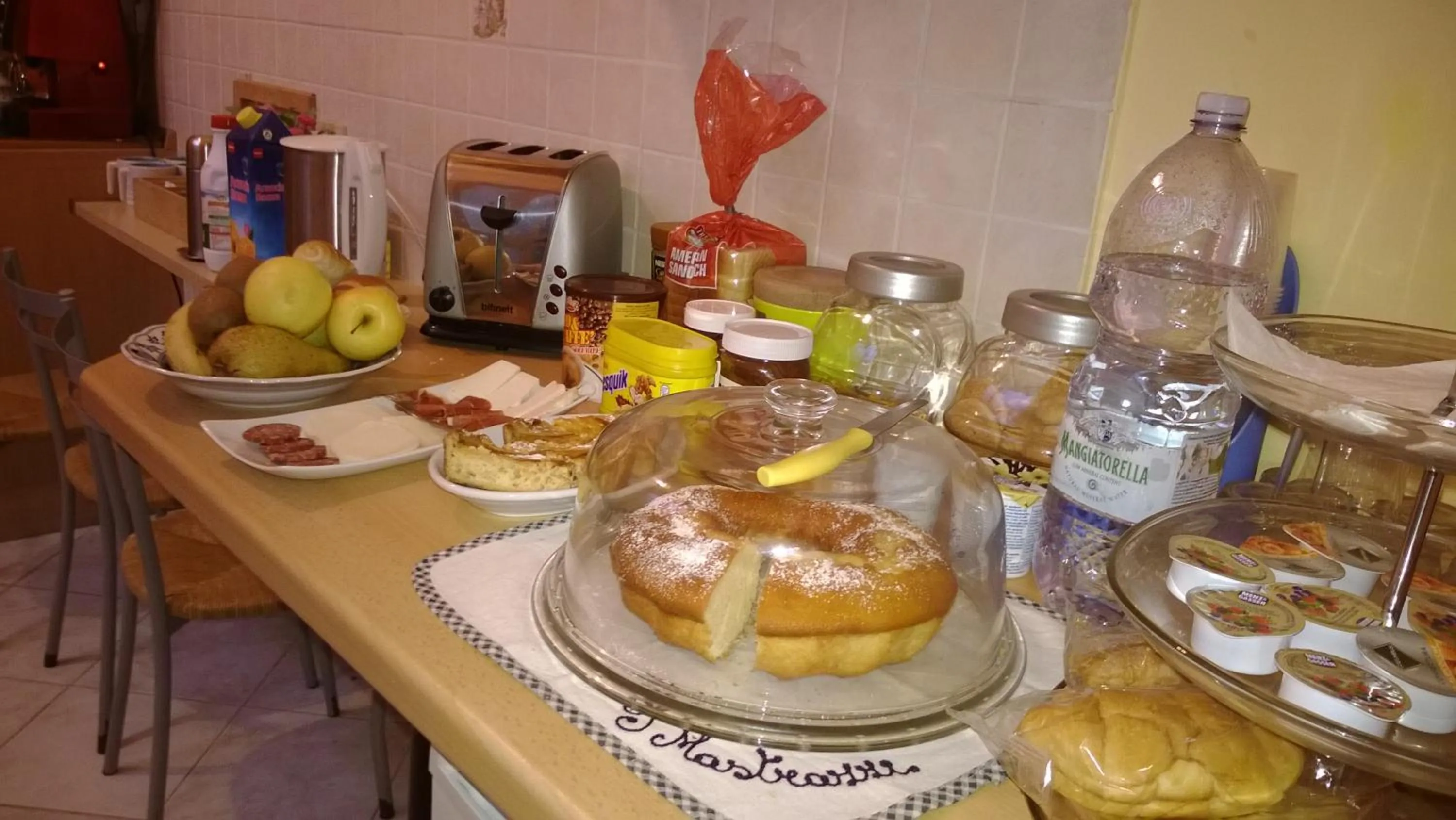 Communal kitchen in B&B I Mastrazzi Riposto Giarre