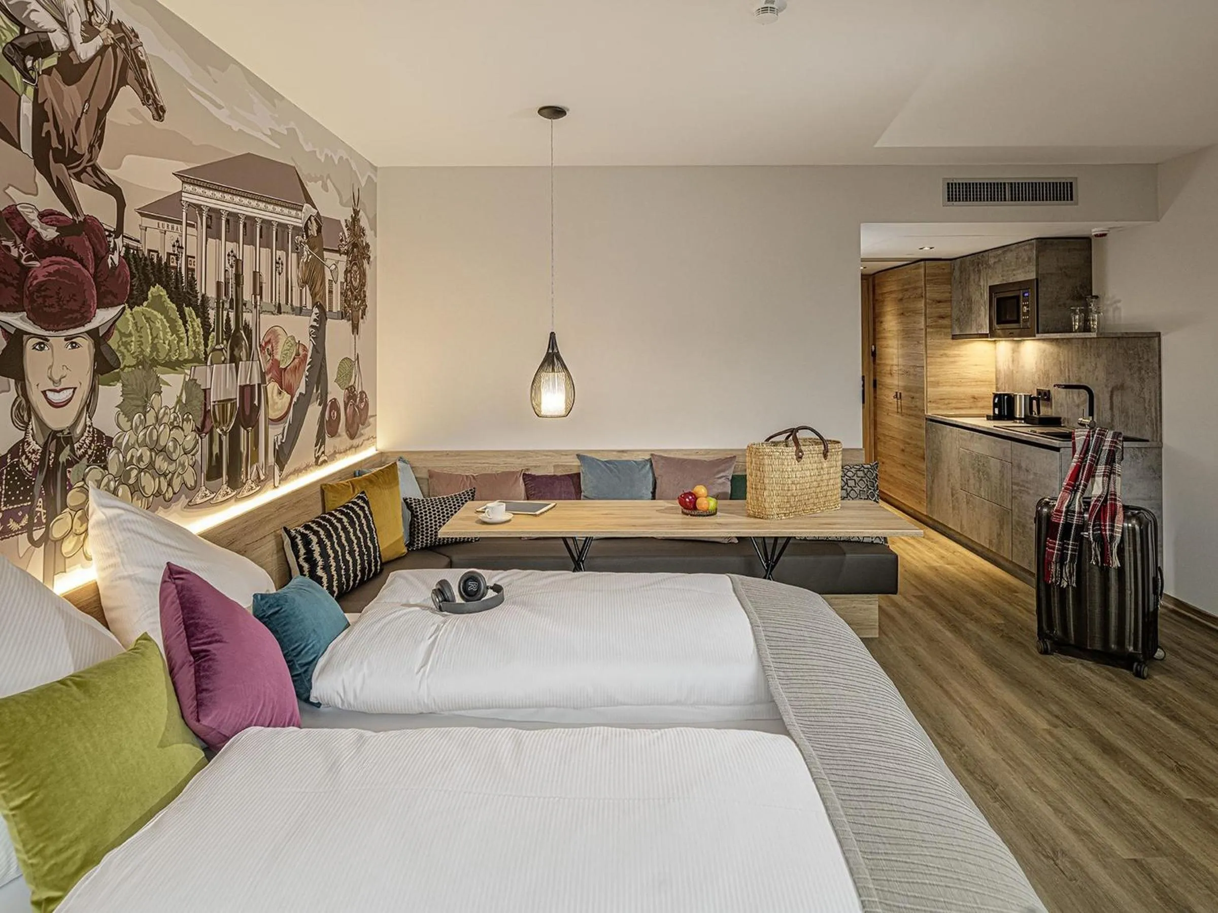 Bed in Adoro Aparthotel