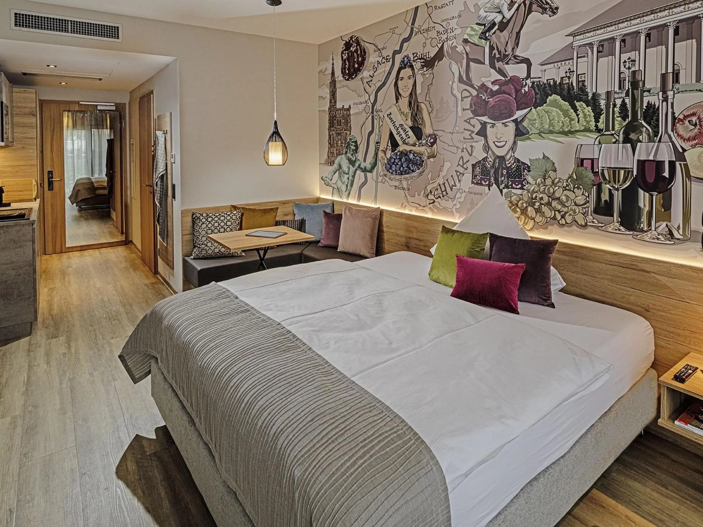 Bed in Adoro Aparthotel