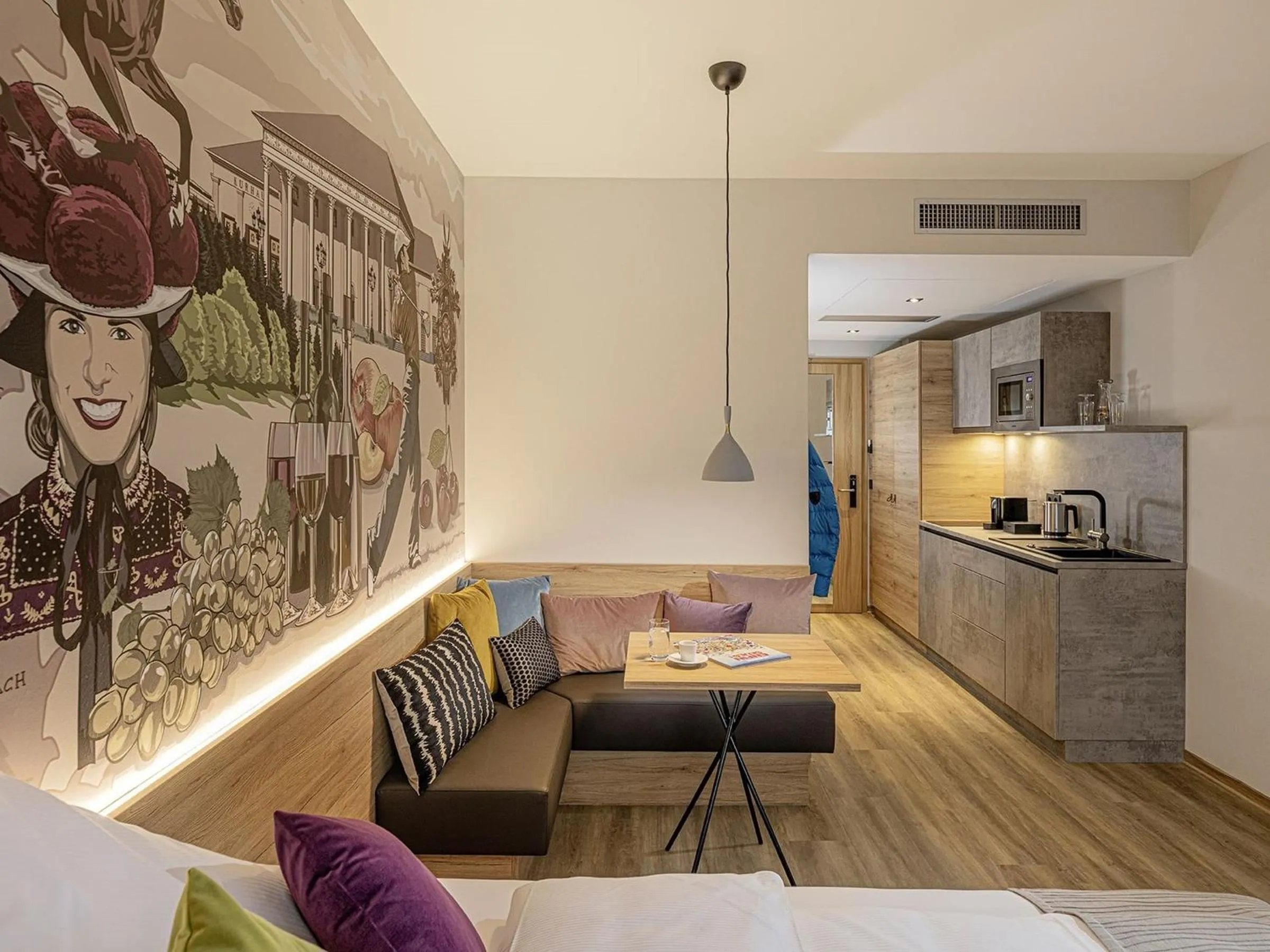 Kitchen or kitchenette in Adoro Aparthotel