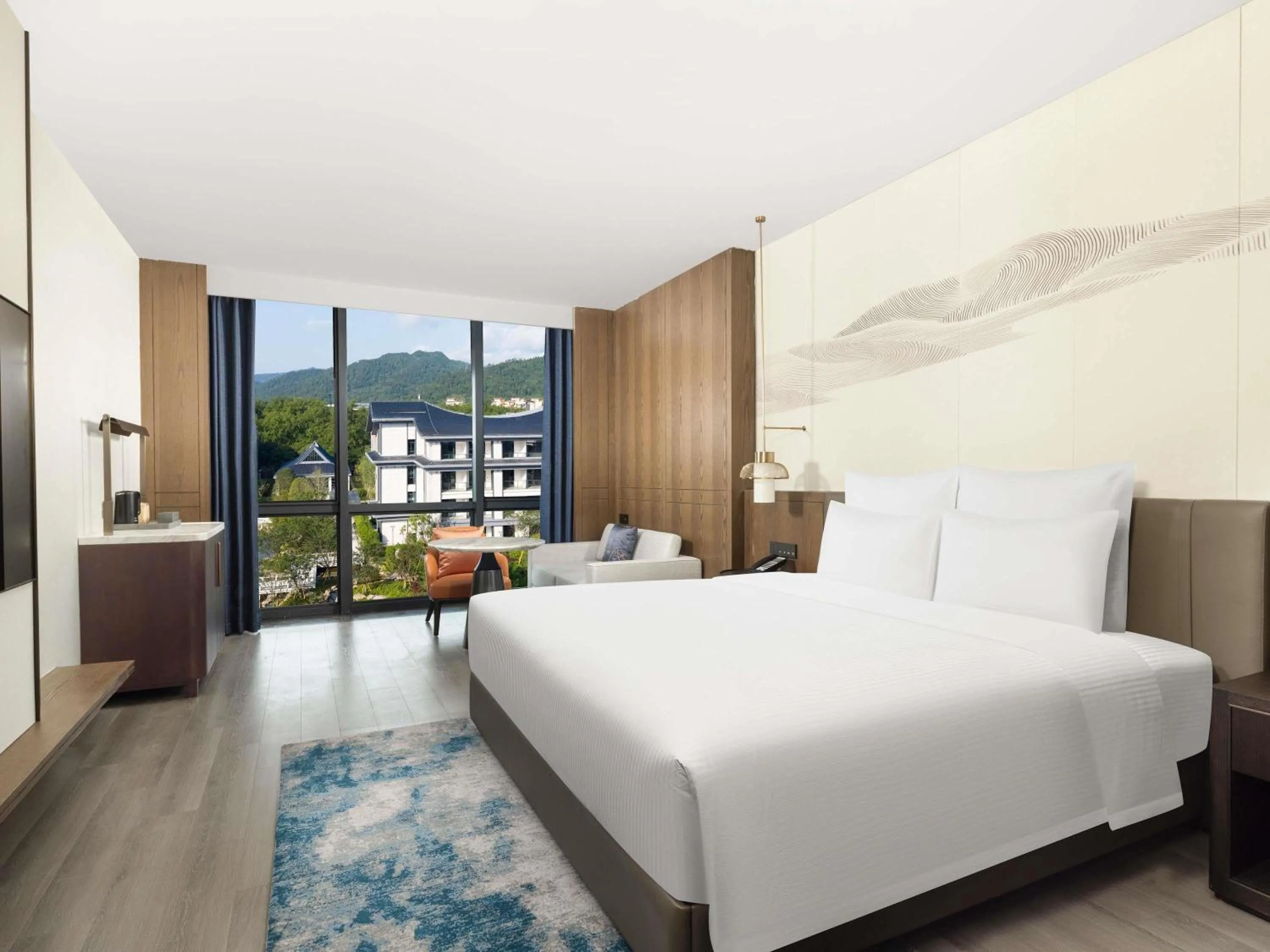 Bedroom, Bed in Pullman Taizhou Shenxianju