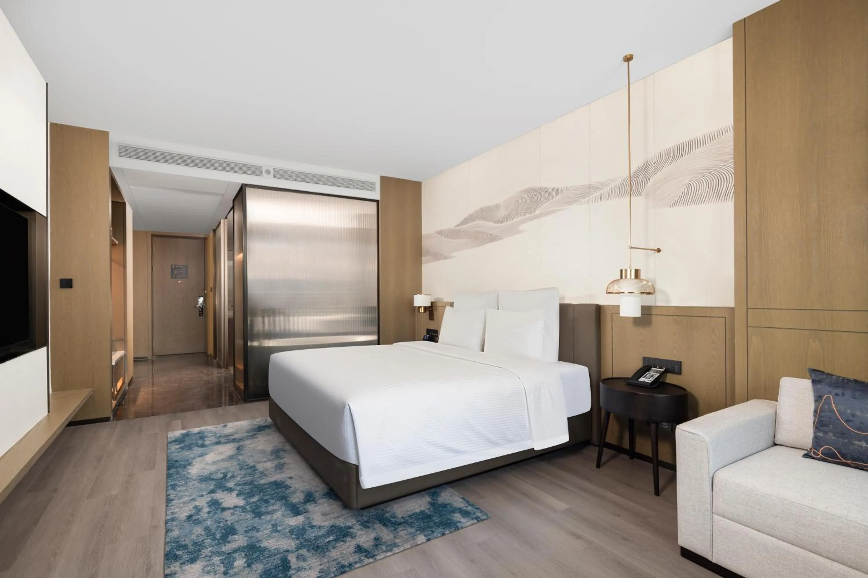 Bedroom, Bed in Pullman Taizhou Shenxianju