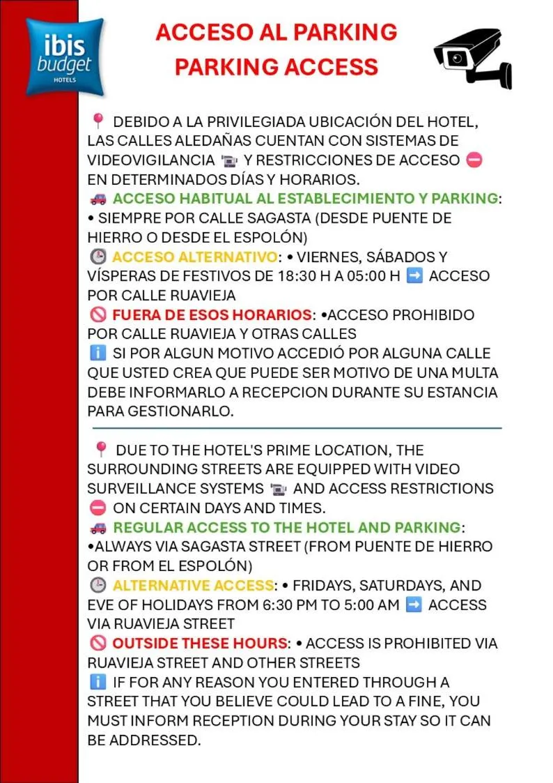 Property building in ibis budget Logroño Centro