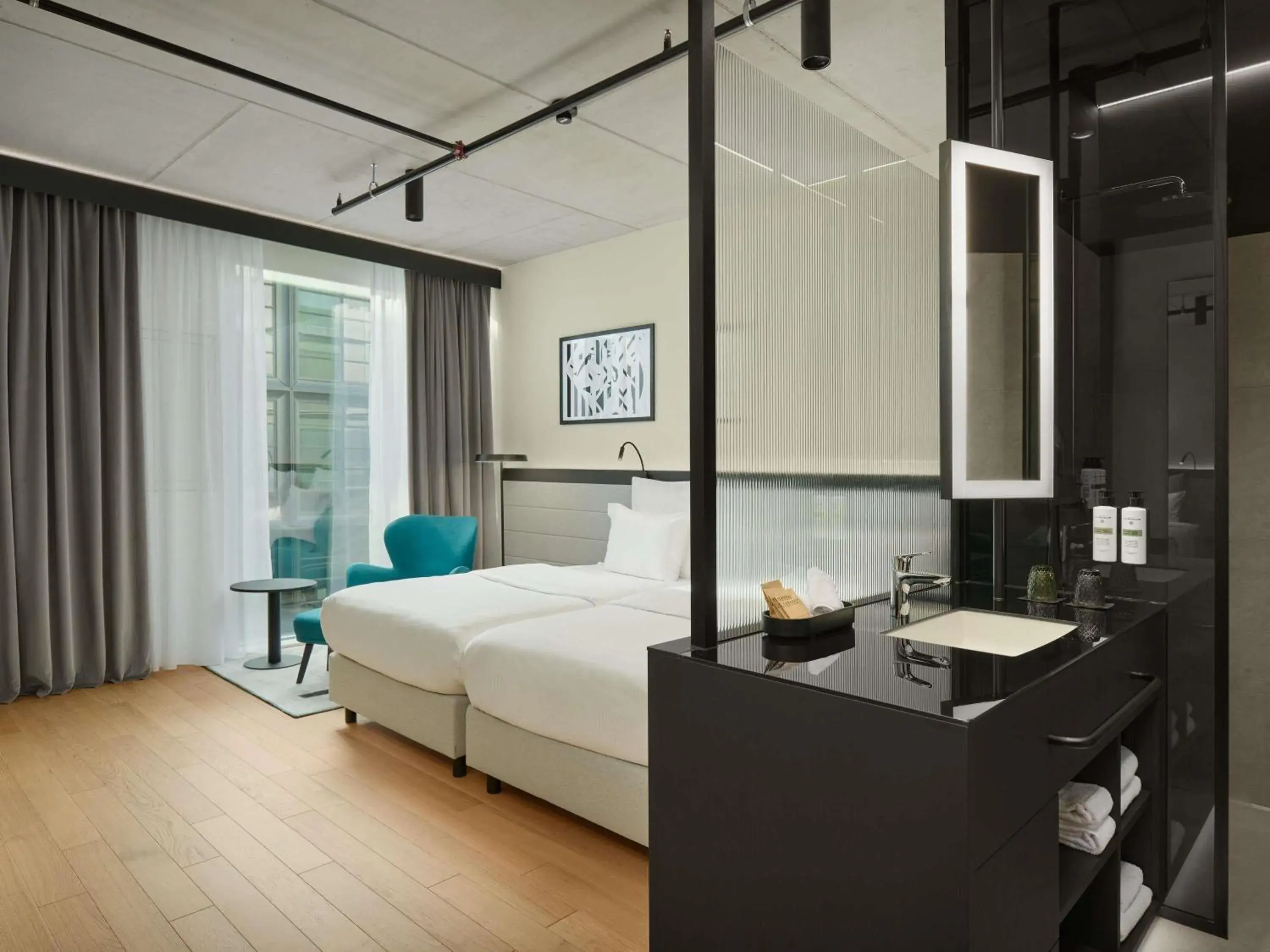 Twin Room in Pullman Zagreb Twin Room in Pullman Zagreb