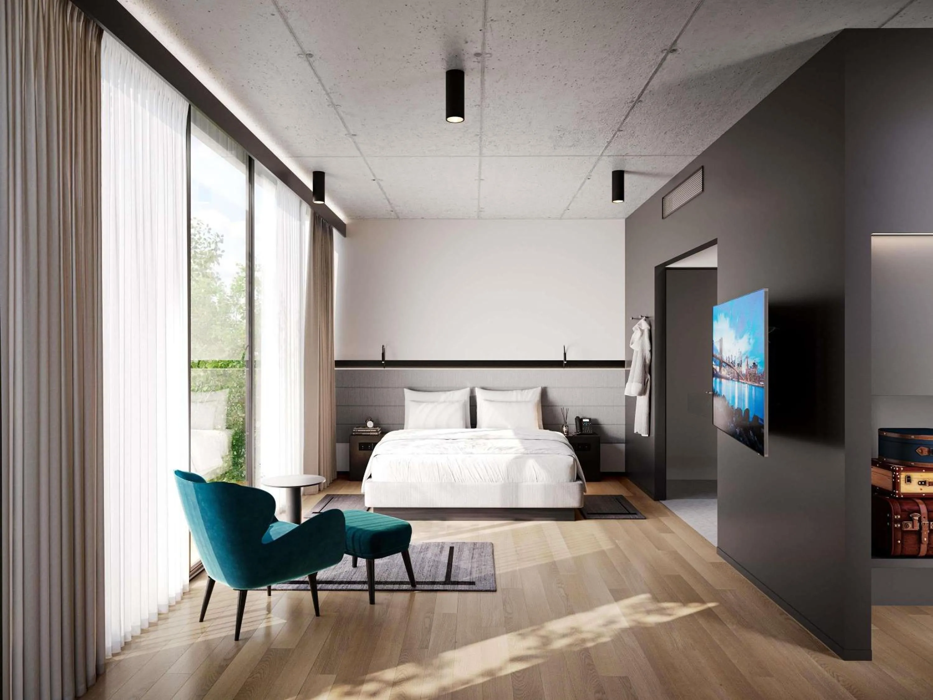 Bedroom, Bed in Pullman Zagreb