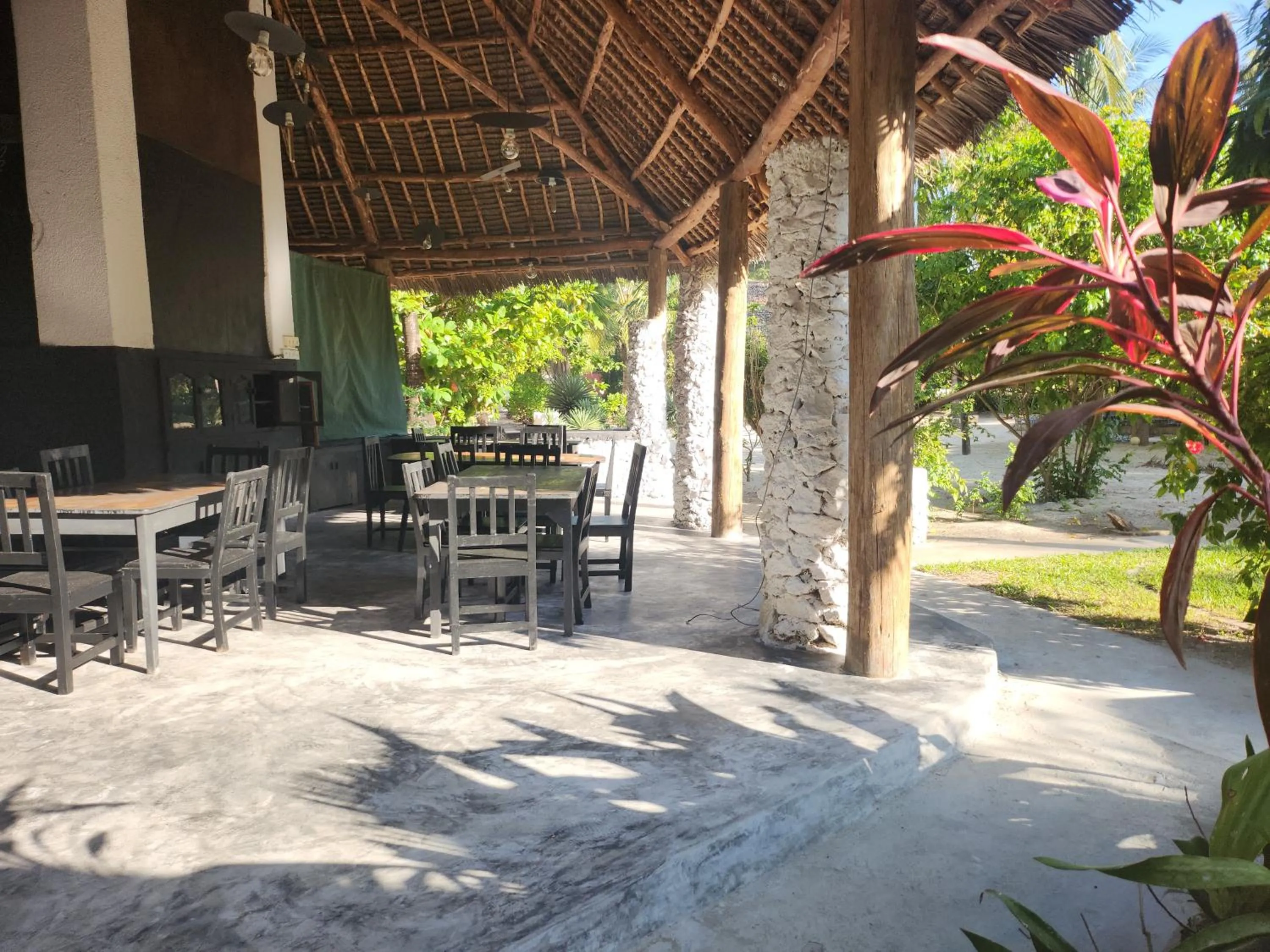 Dining area in Paje By Night Bungalows