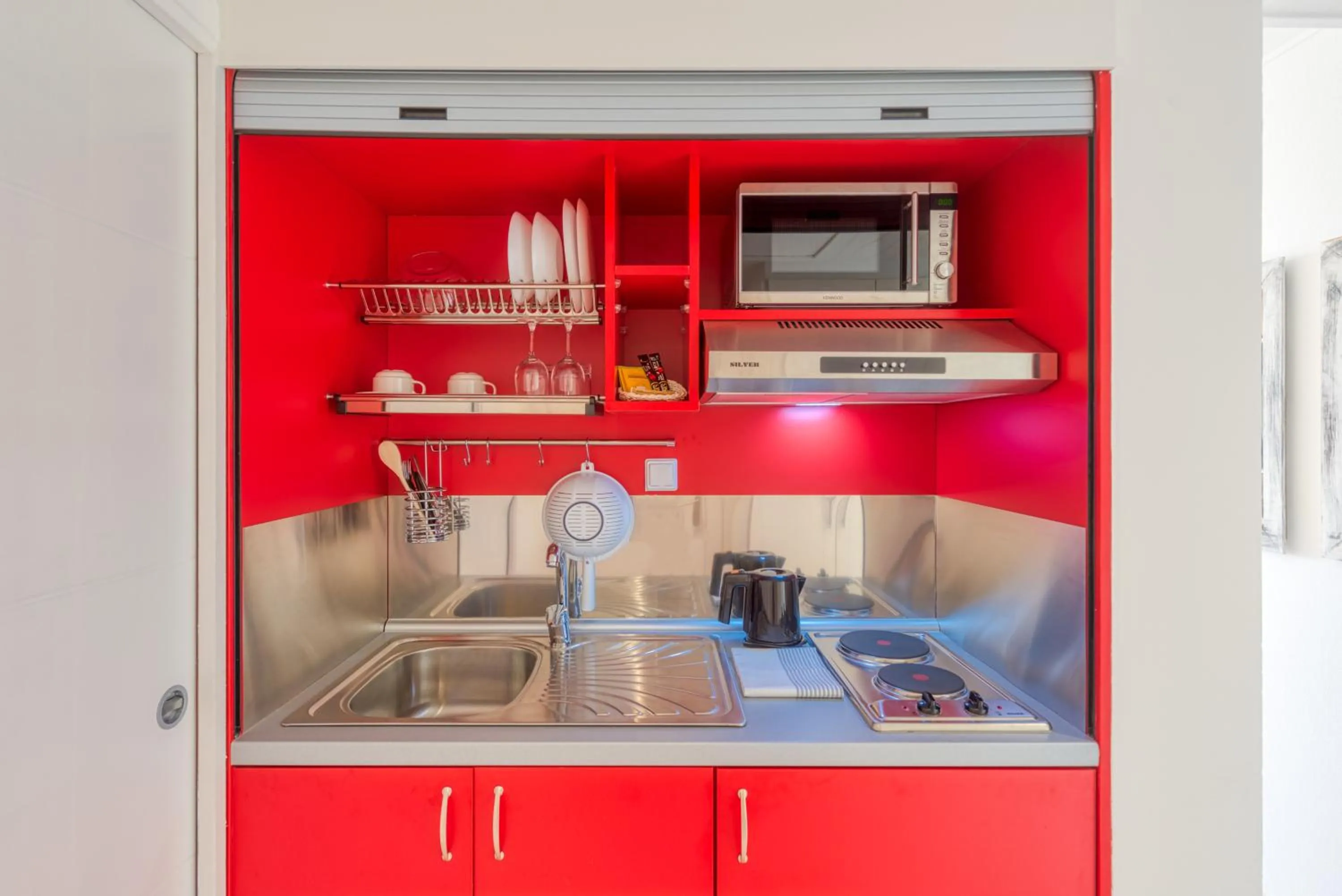 Kitchen or kitchenette in Le Domaine Anse Marcel Beach Resort