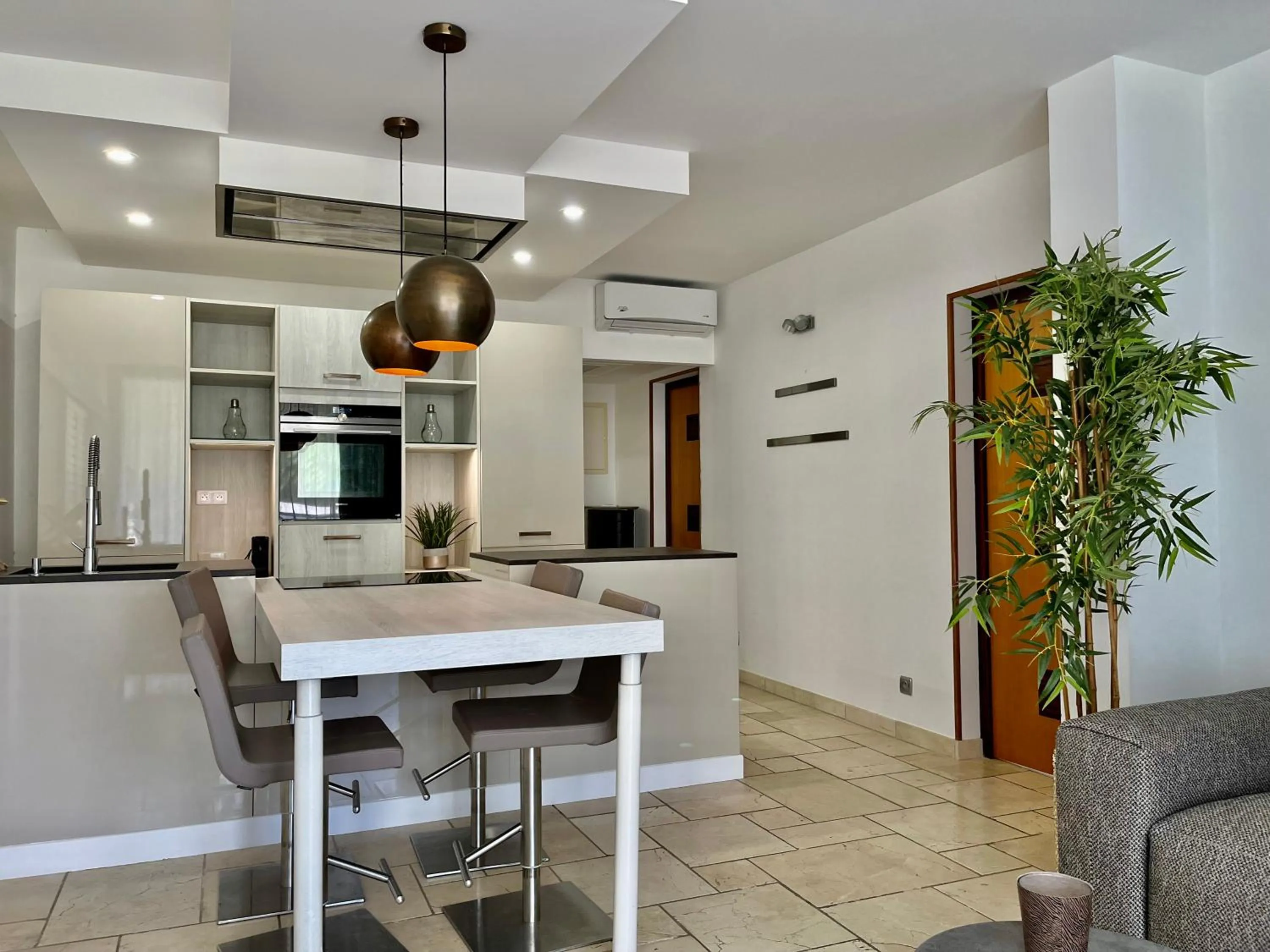 Kitchen or kitchenette in Le Domaine Anse Marcel Beach Resort