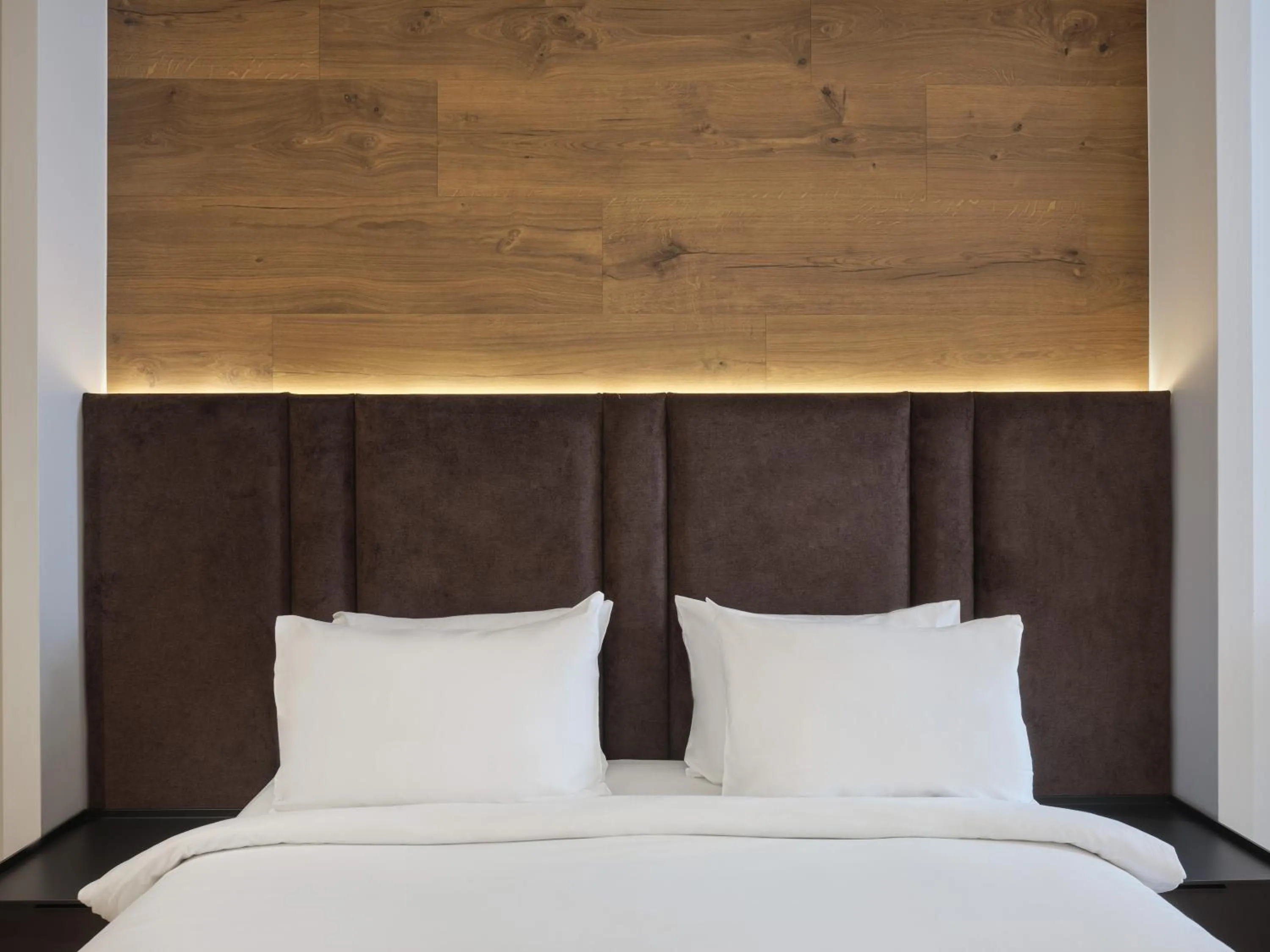 Bed in Blanco Athens Aparthotel