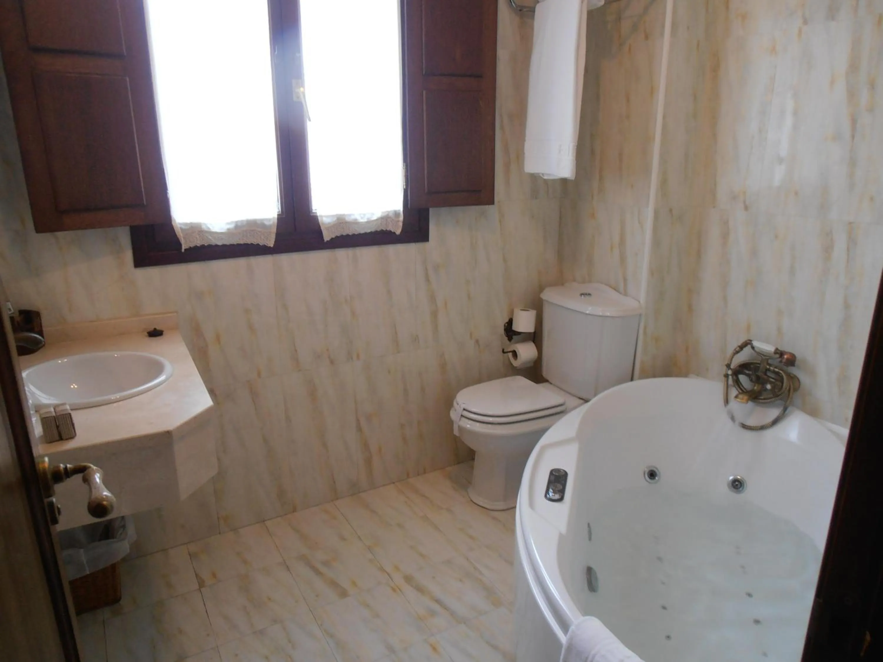 Toilet in Hostal Virgen de la Encina