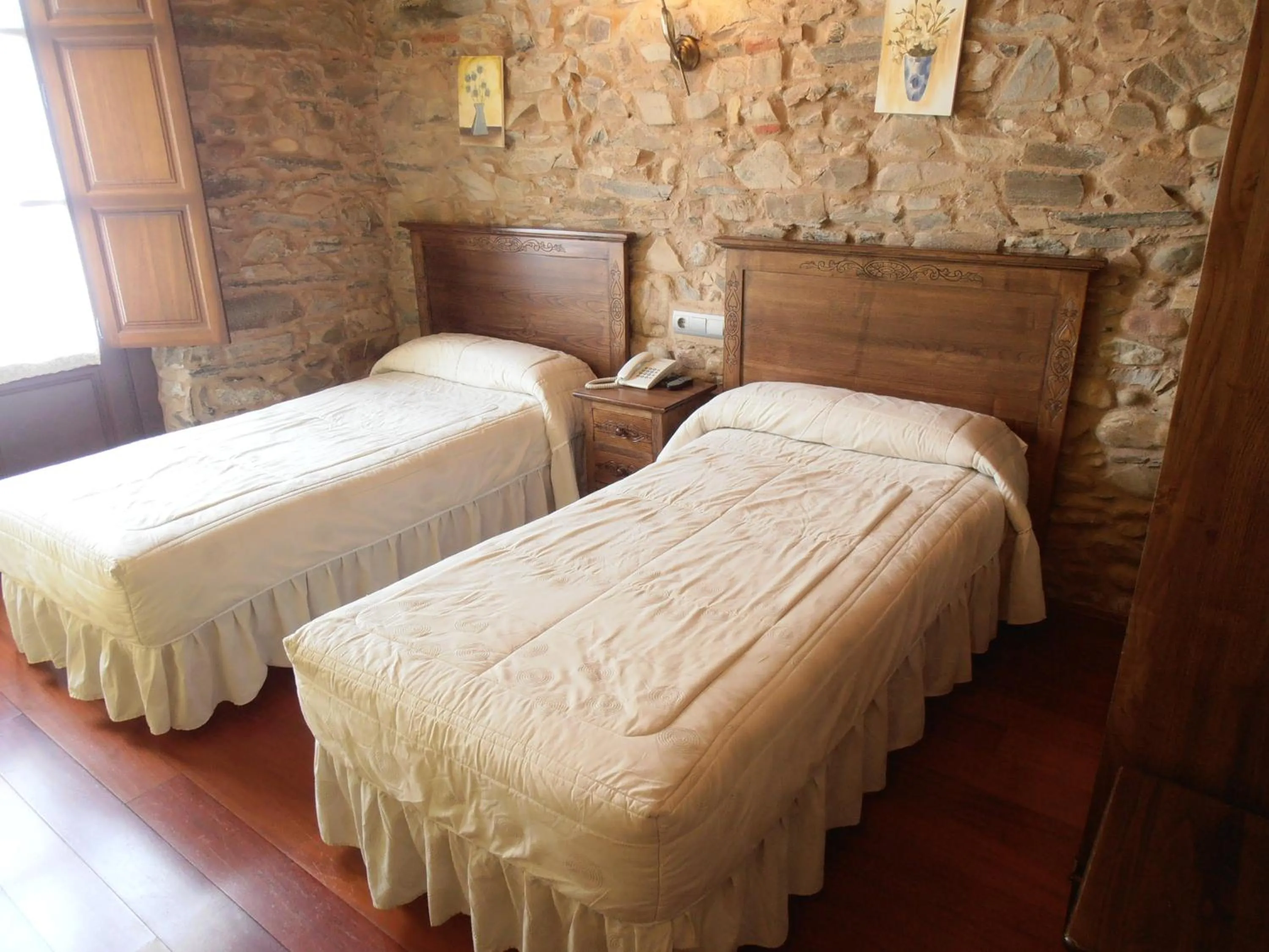Bed in Hostal Virgen de la Encina