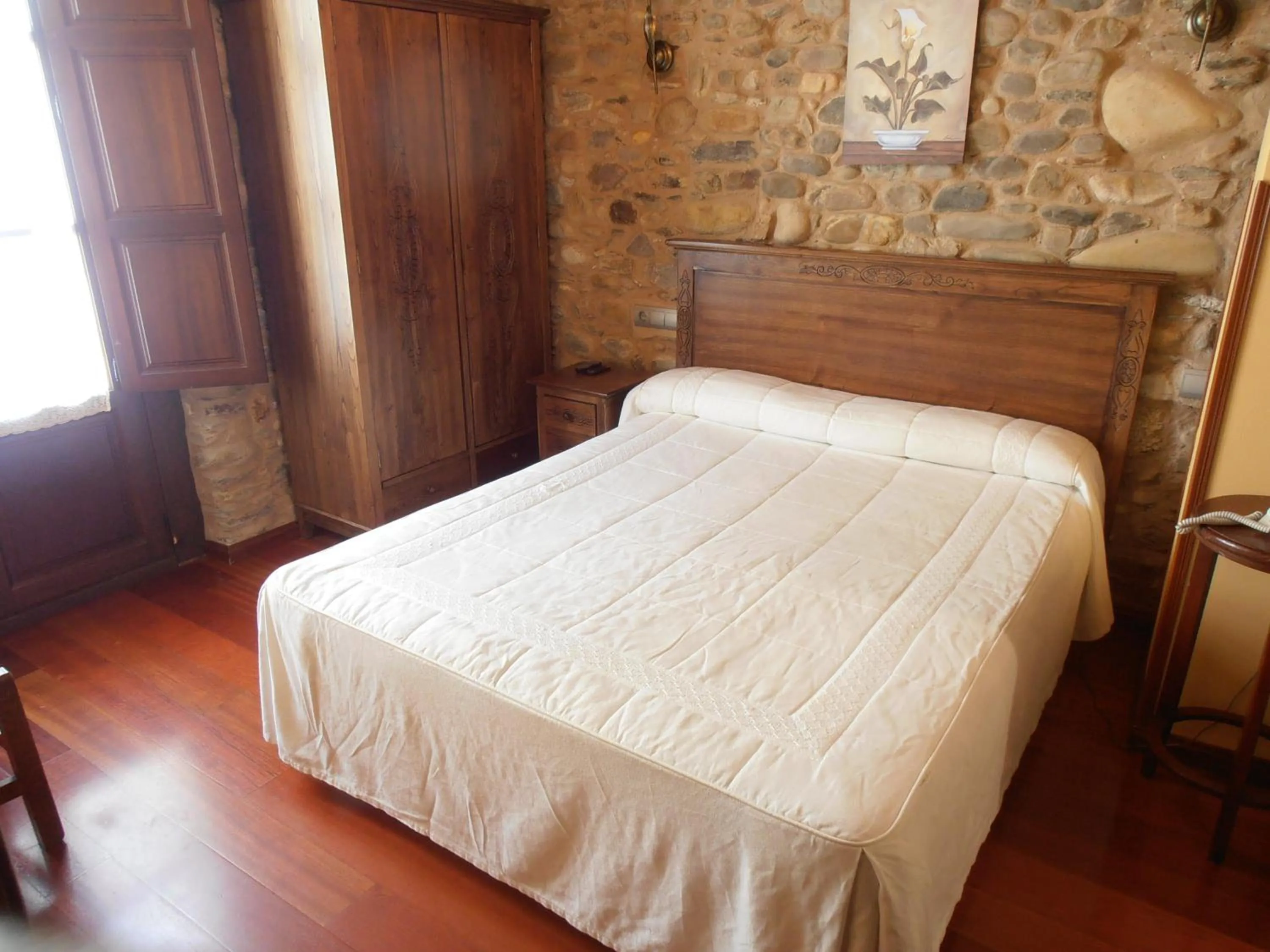 Bed in Hostal Virgen de la Encina