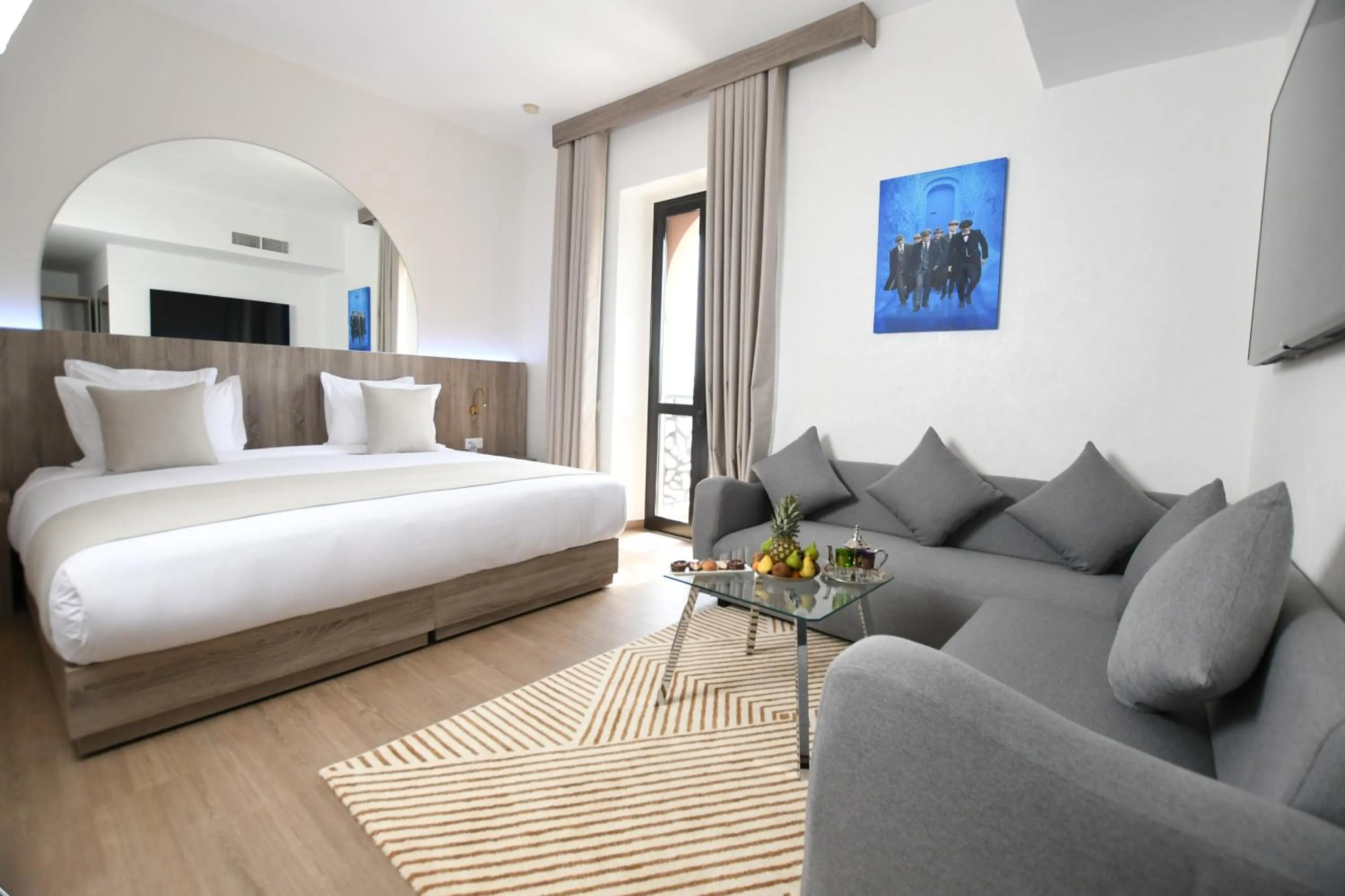 Bed in 555 Hotel Clubbing Adults Only