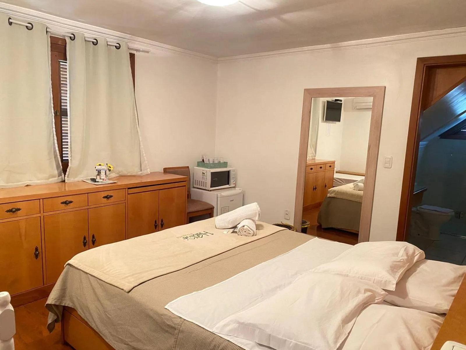 Bedroom, Bed in Pousada Habitue