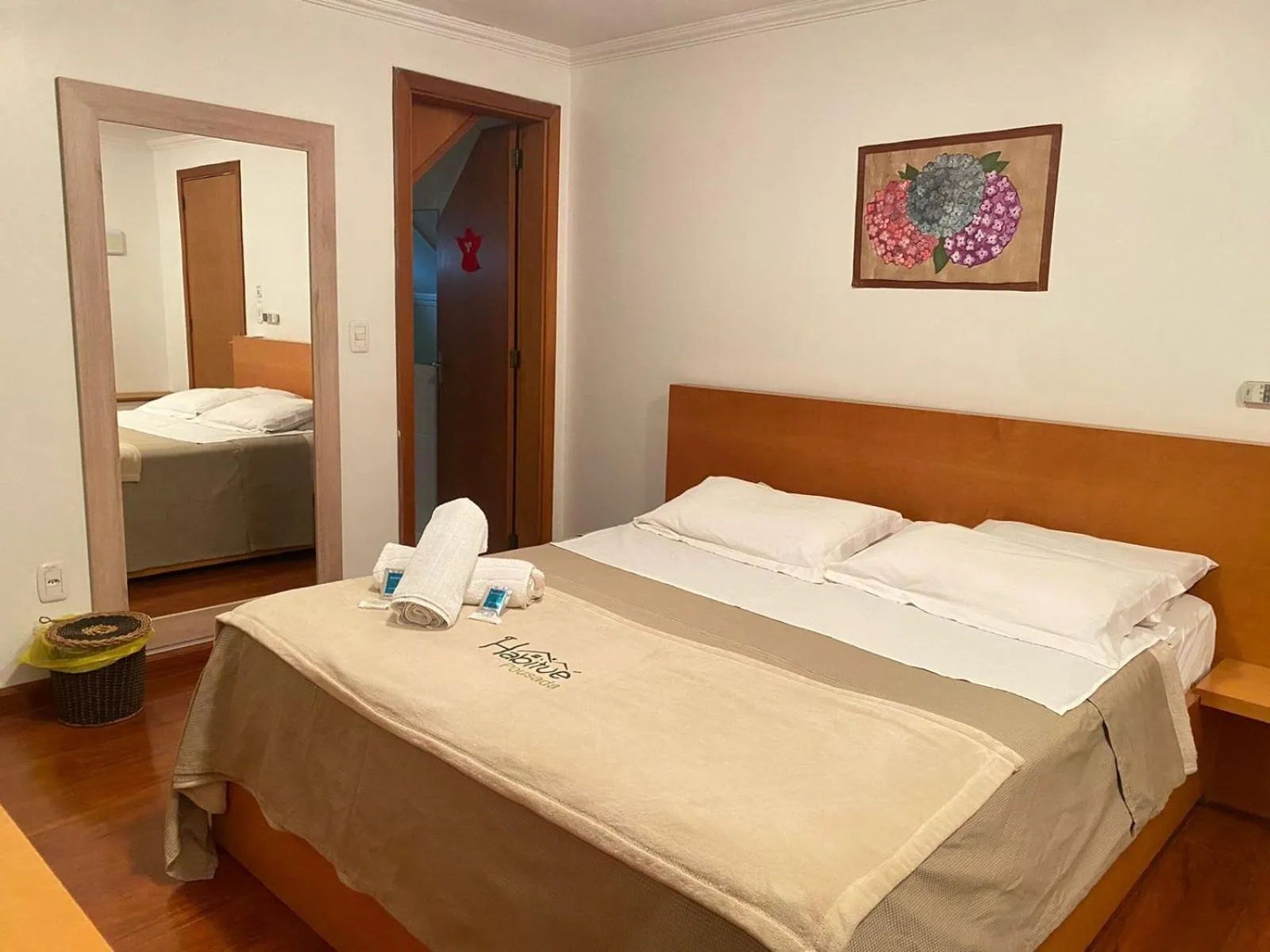 Bedroom, Bed in Pousada Habitue