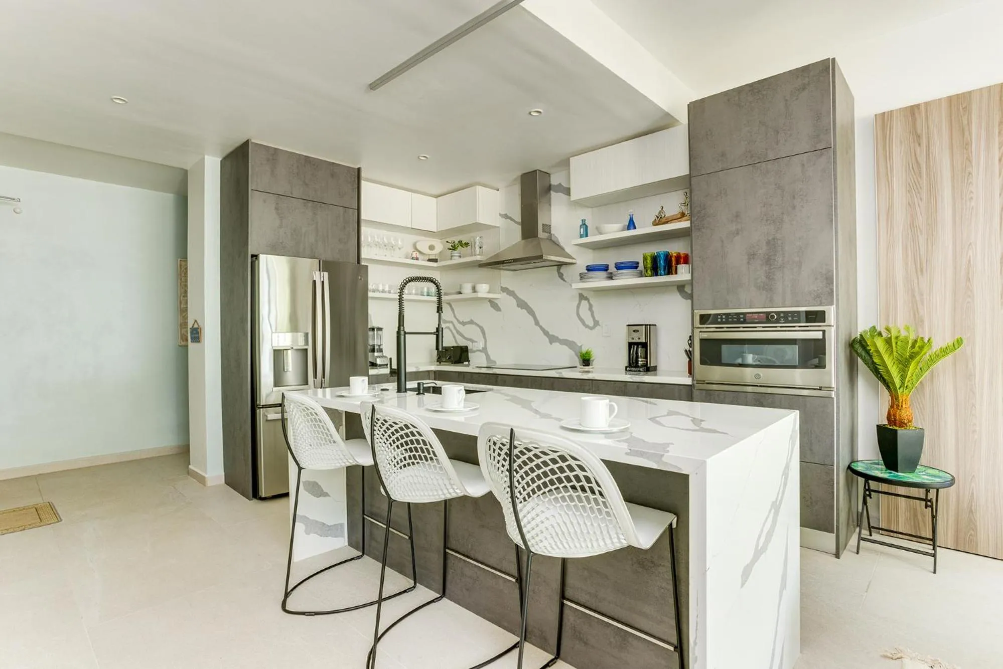 kitchen in Marazul Belize