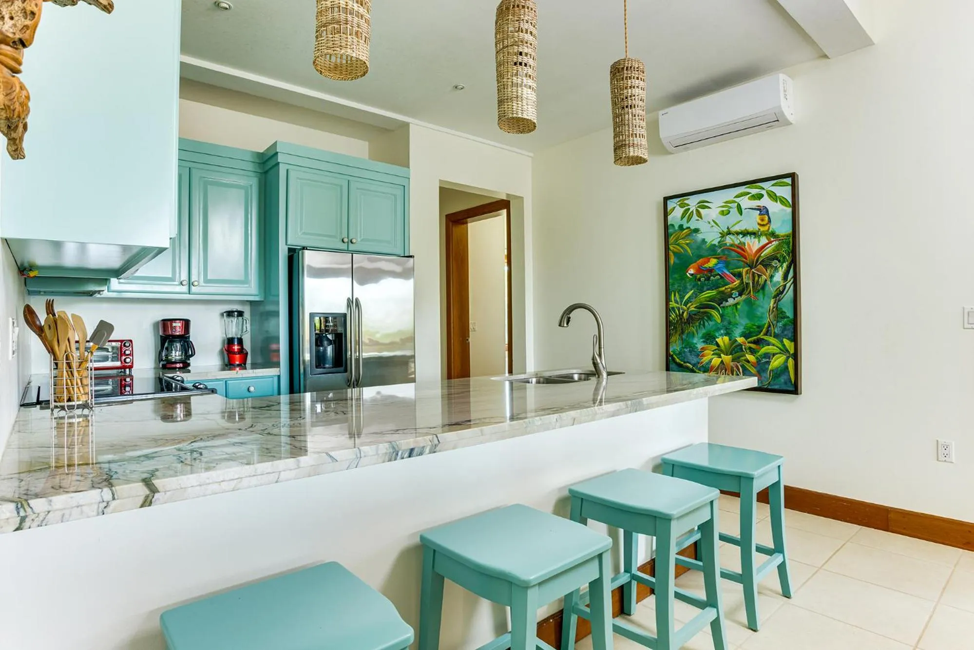 kitchen in Marazul Belize