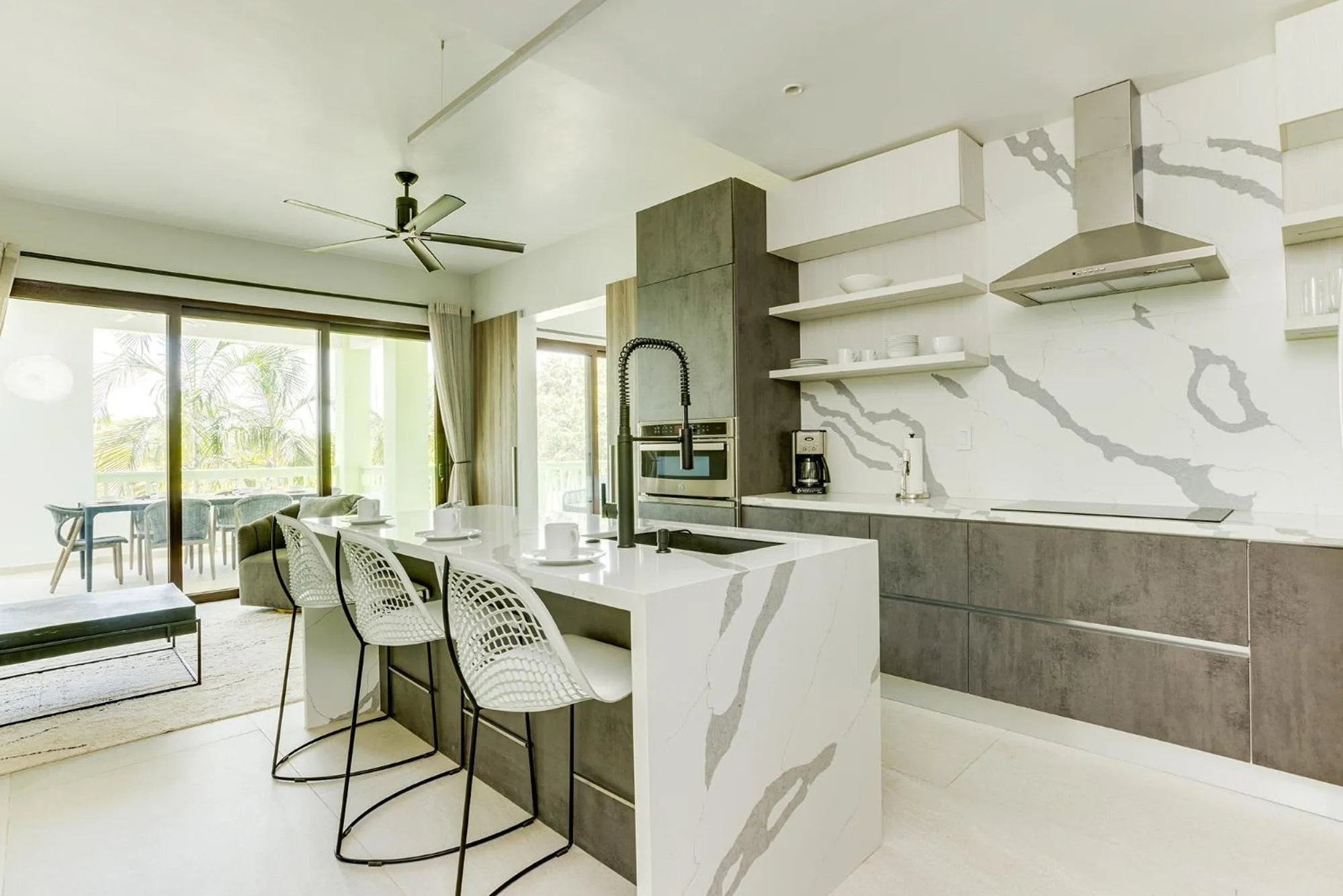 kitchen in Marazul Belize