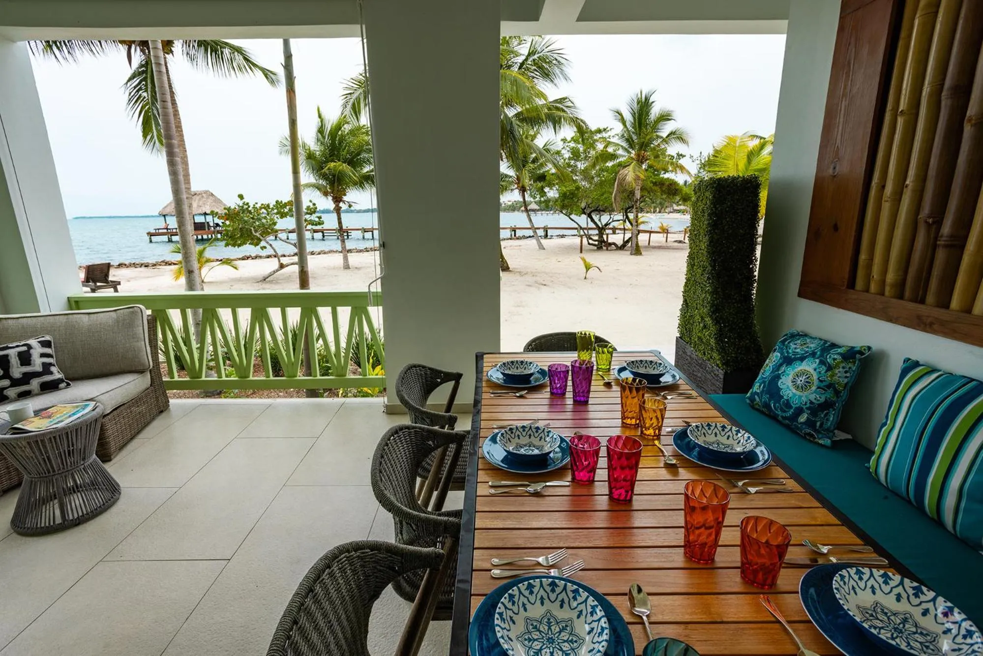 Patio in Marazul Belize