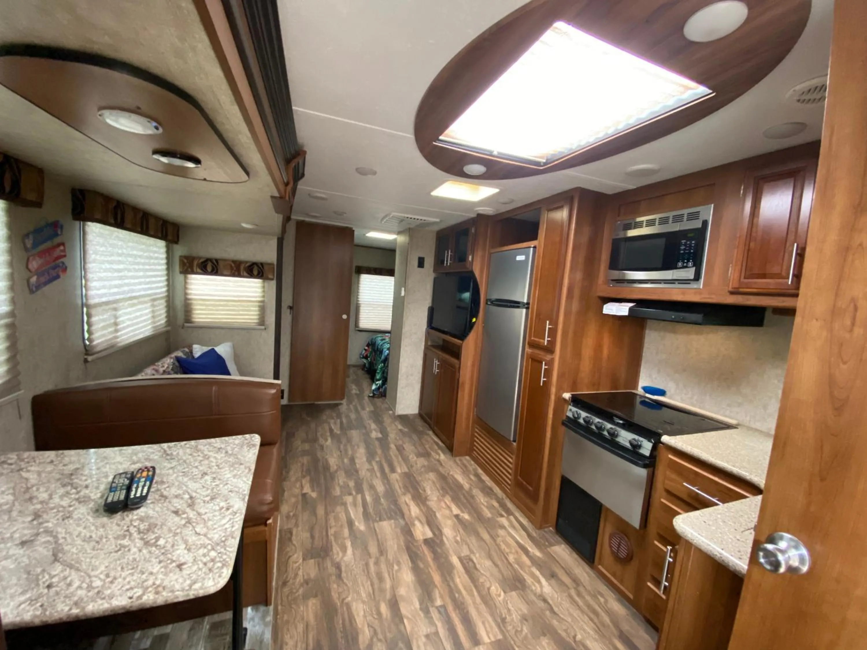Kitchen or kitchenette in Blue Dolphin Inn and Cottages