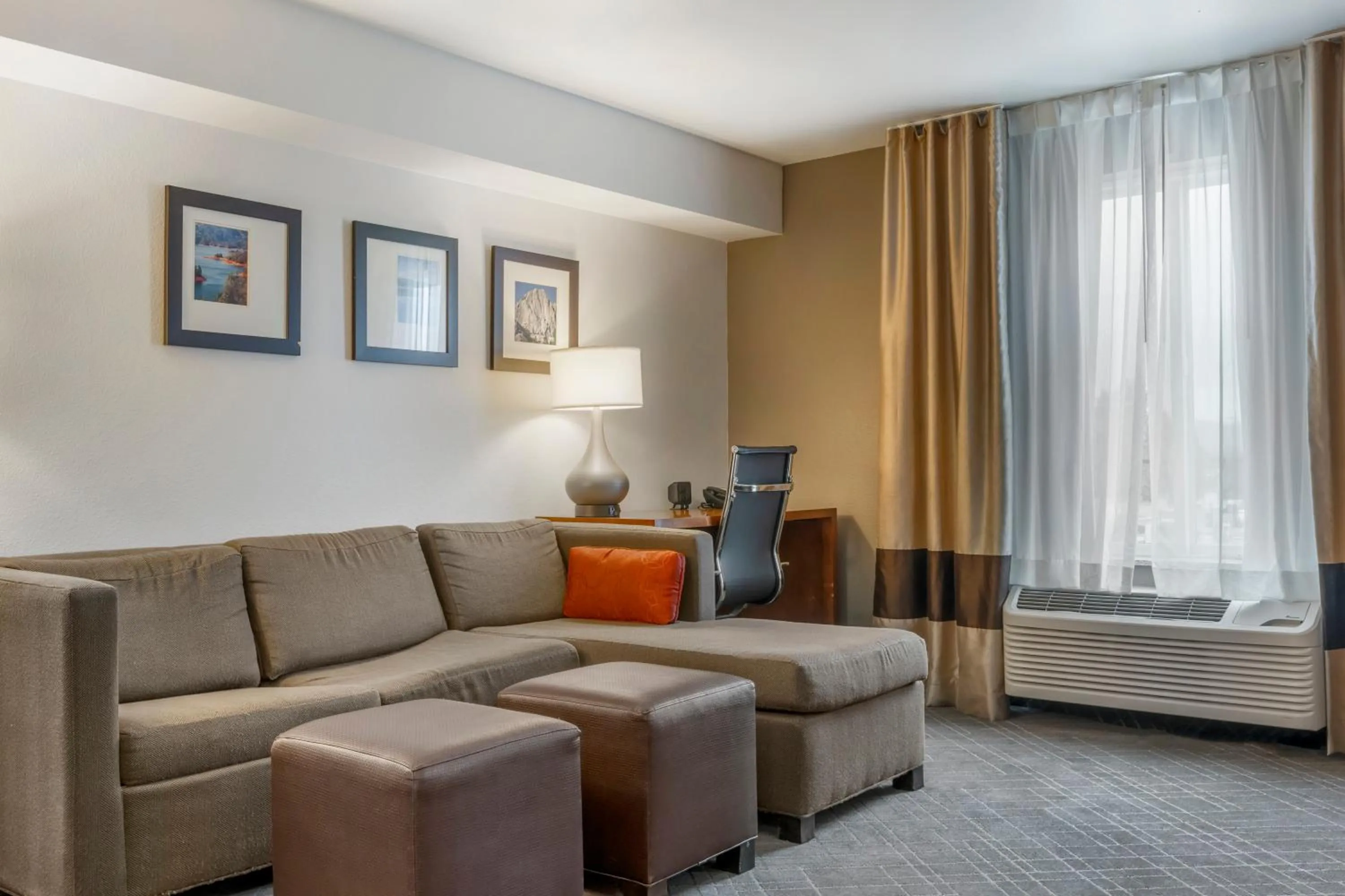 Living room in Comfort Suites Redding - Shasta Lake