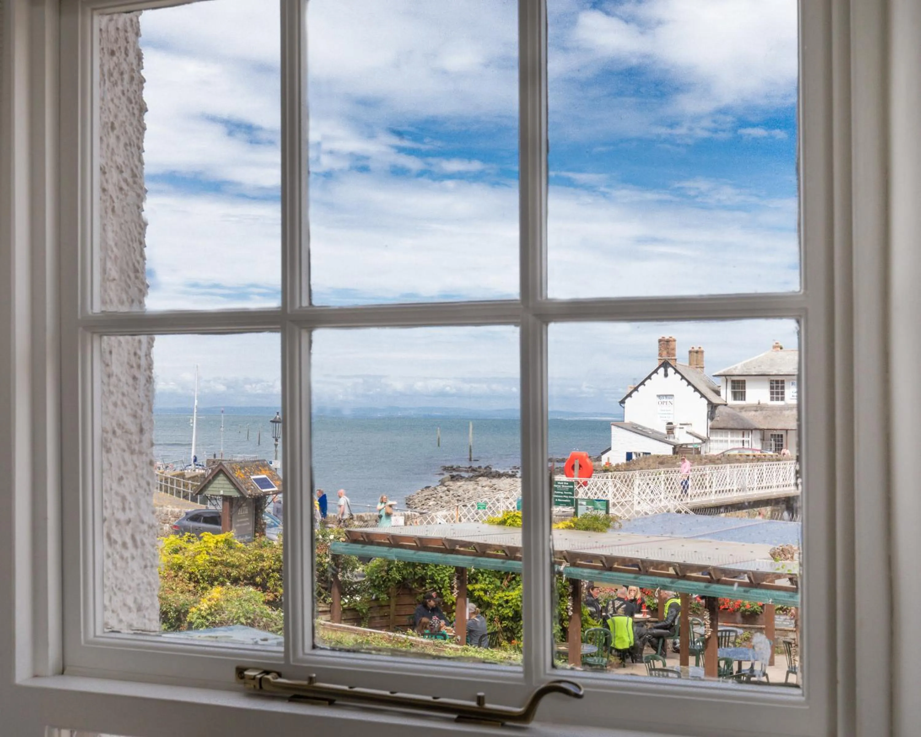Sea view in The Bath Hotel