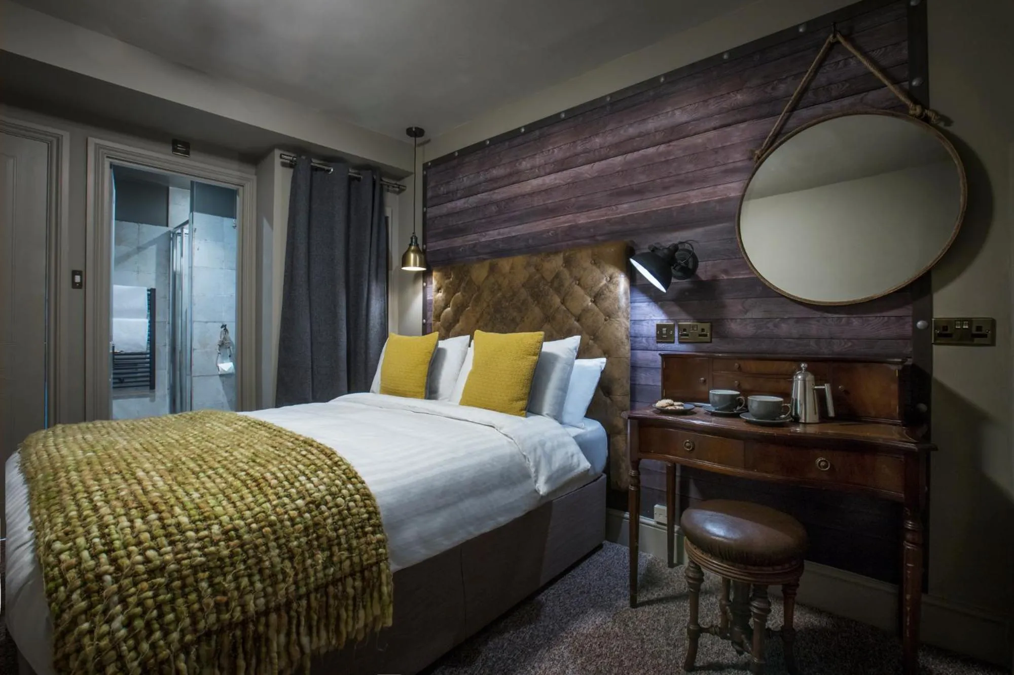 Decorative detail, Bed in The Bath Hotel