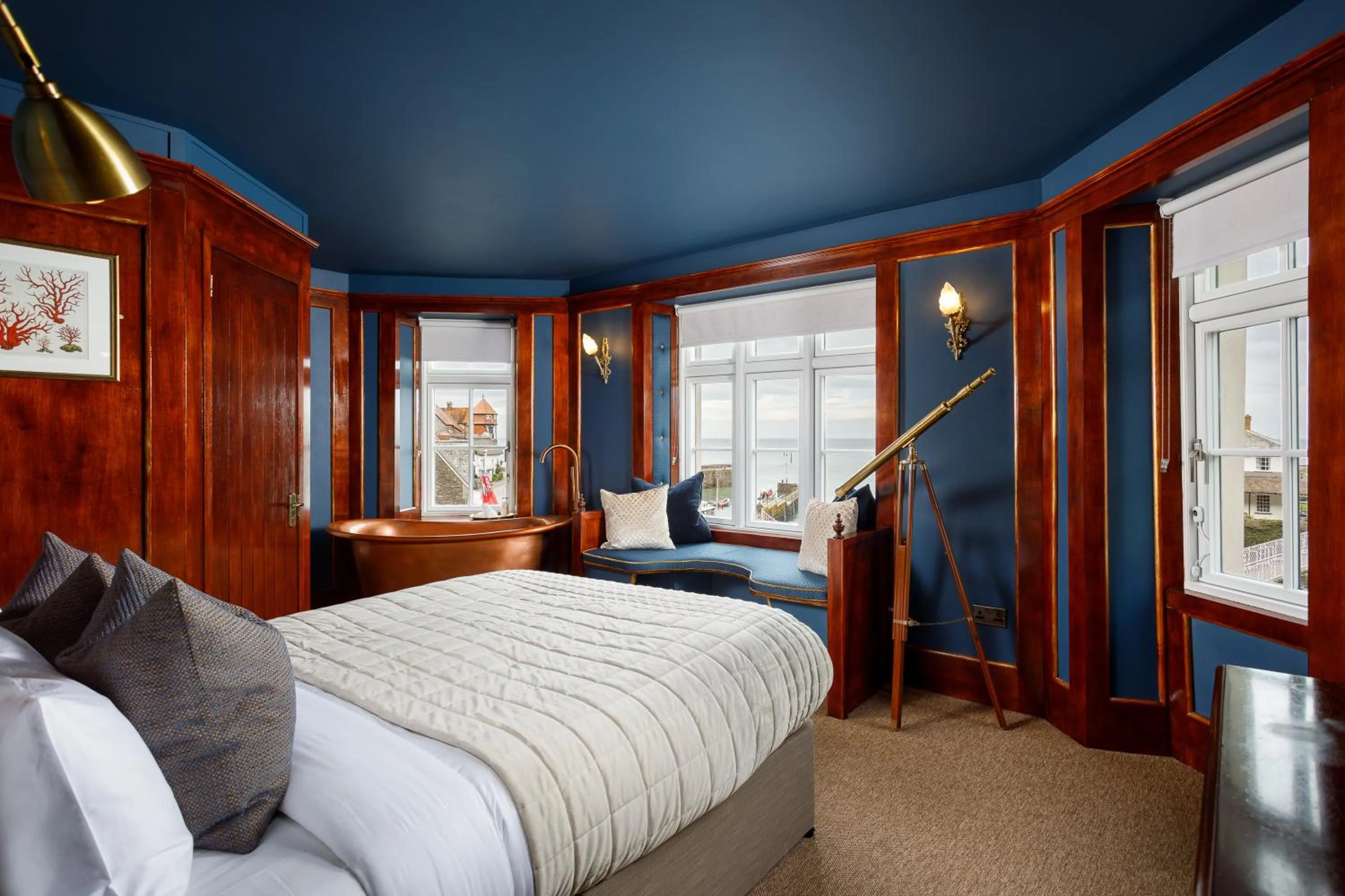 Sea view, Bed in The Bath Hotel