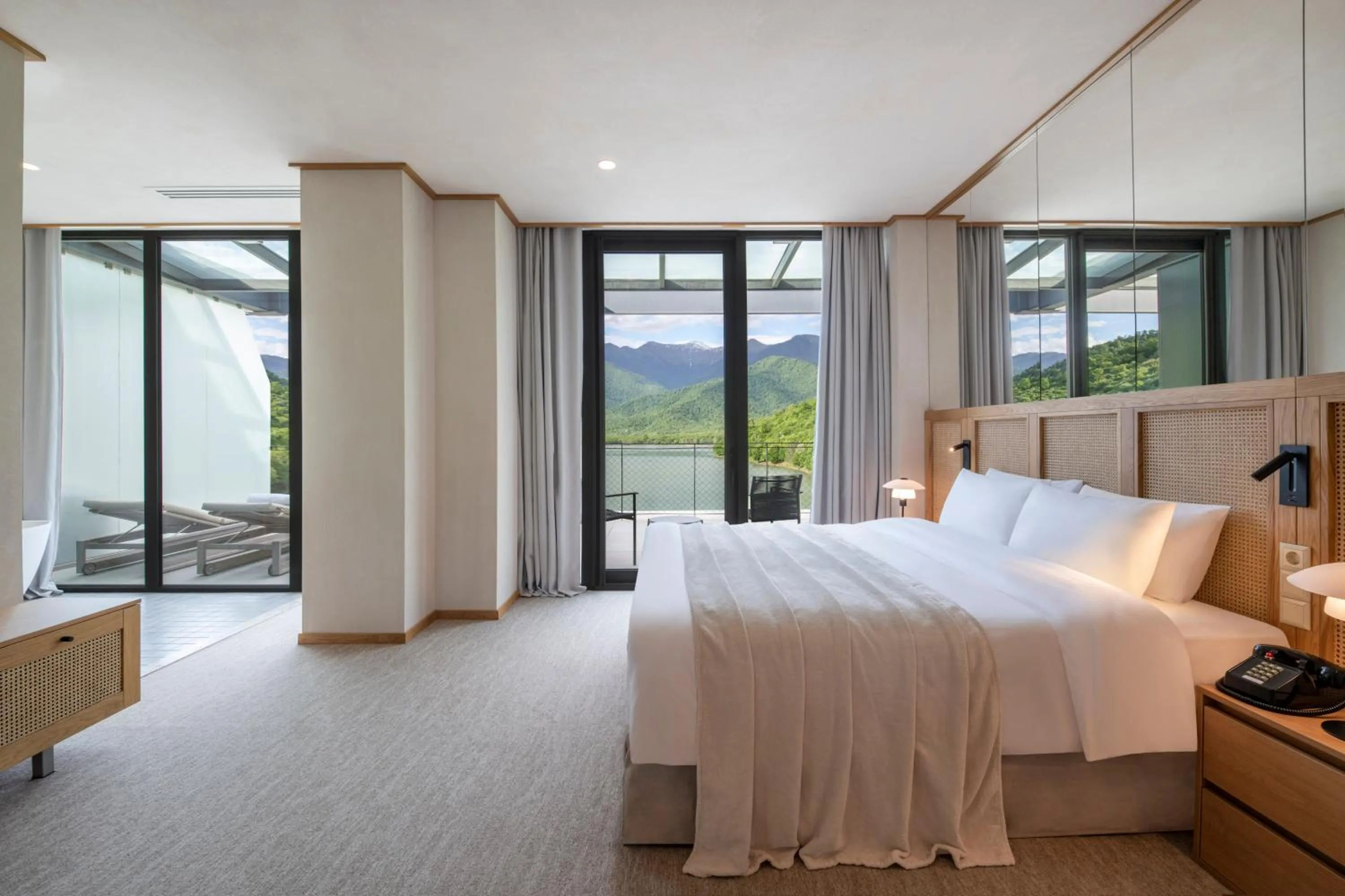 Bed in Kvareli Lake Resort