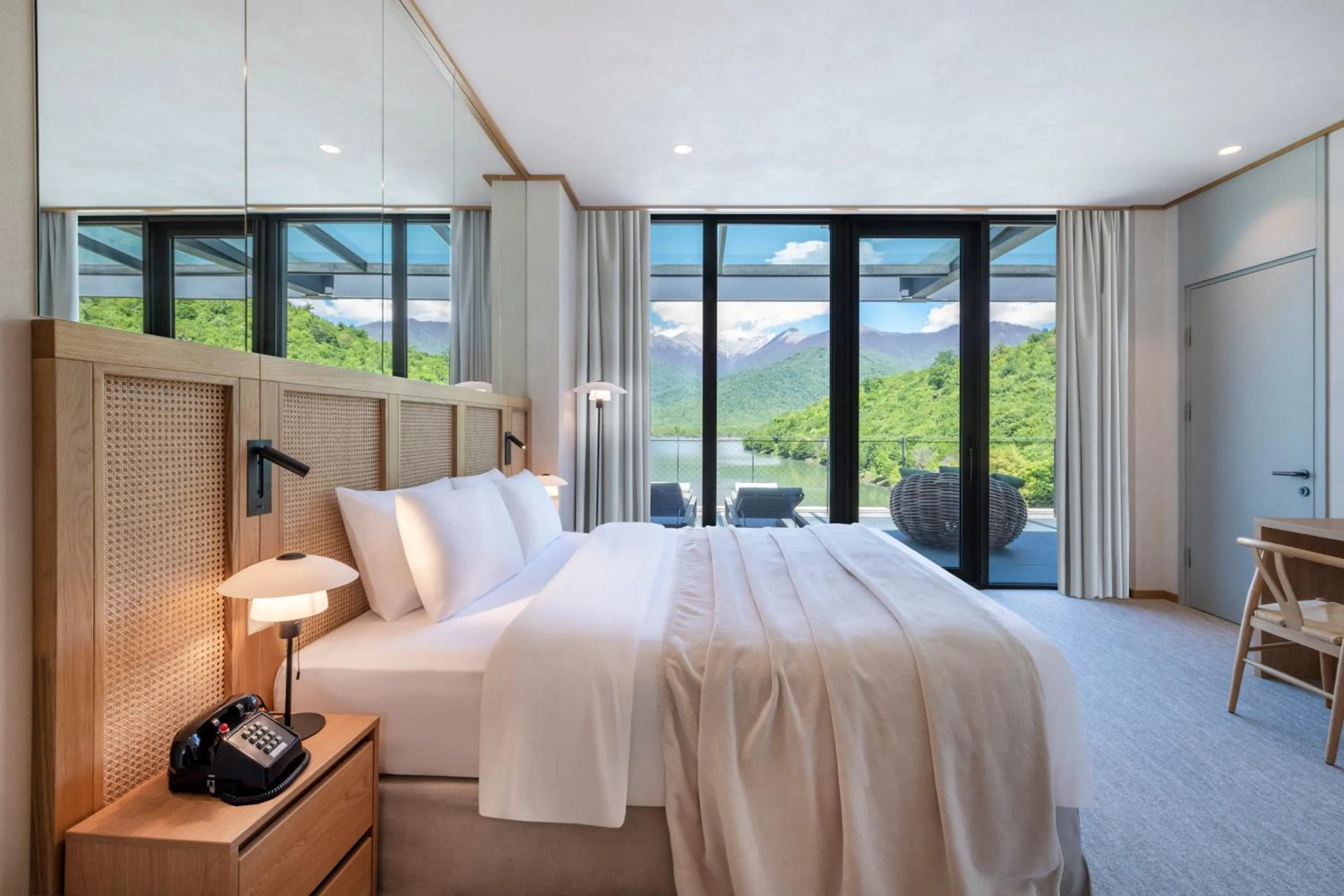 Bed in Kvareli Lake Resort