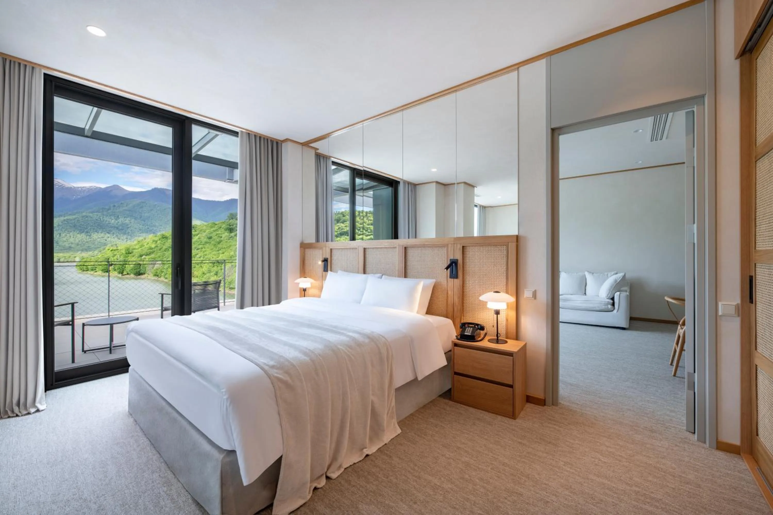 Bed in Kvareli Lake Resort