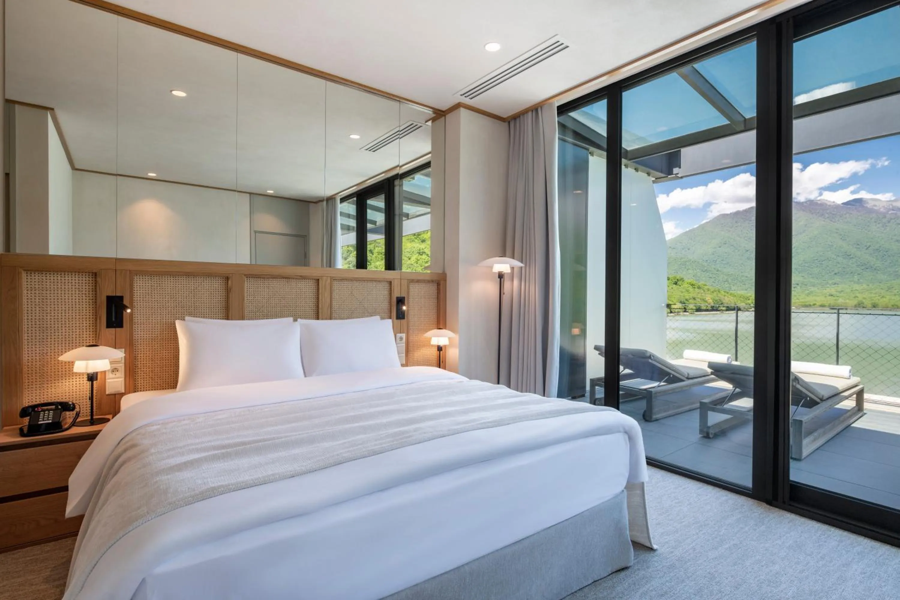 Bed in Kvareli Lake Resort