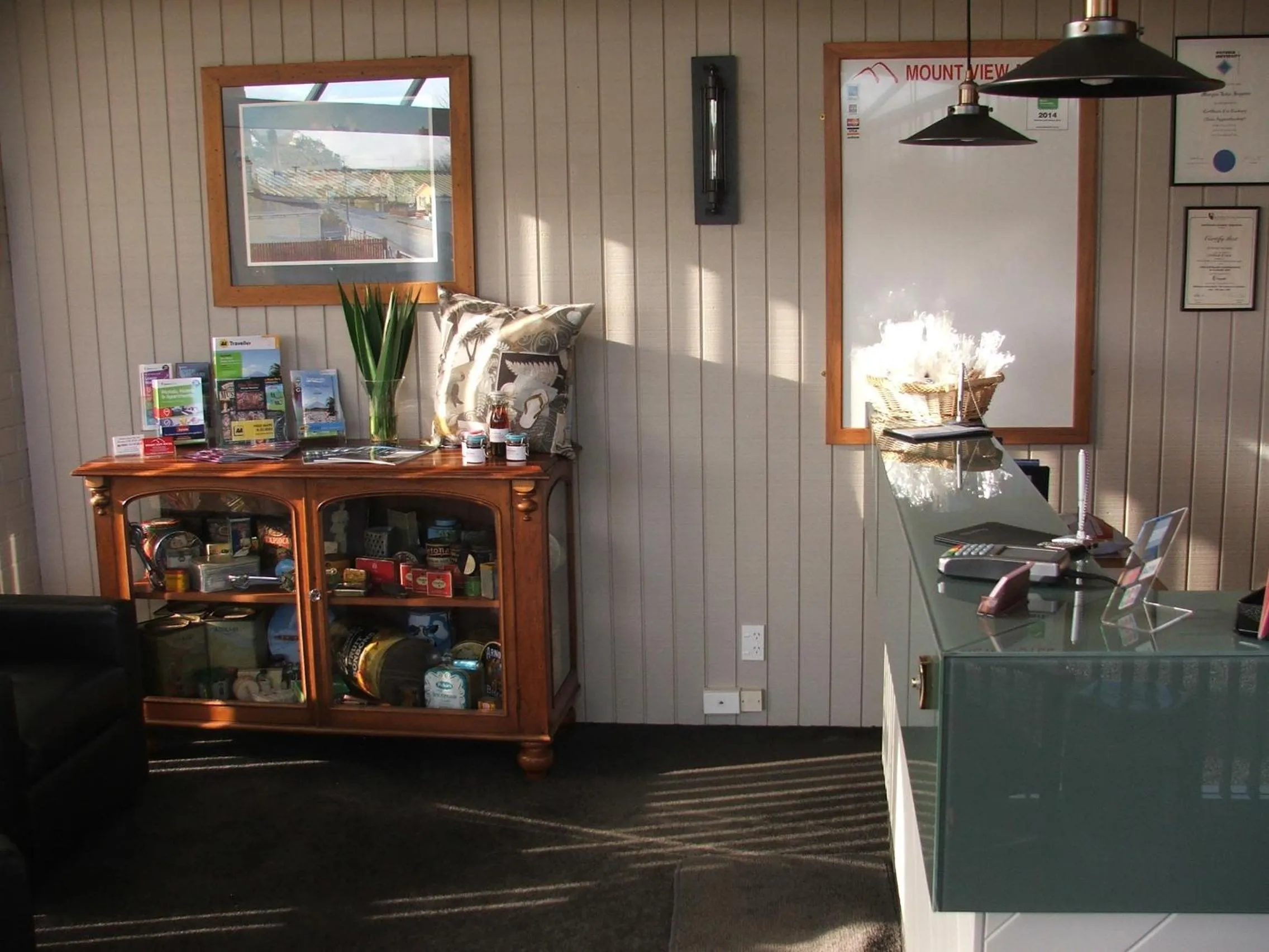 Lobby or reception in Mount View Motel Hawera