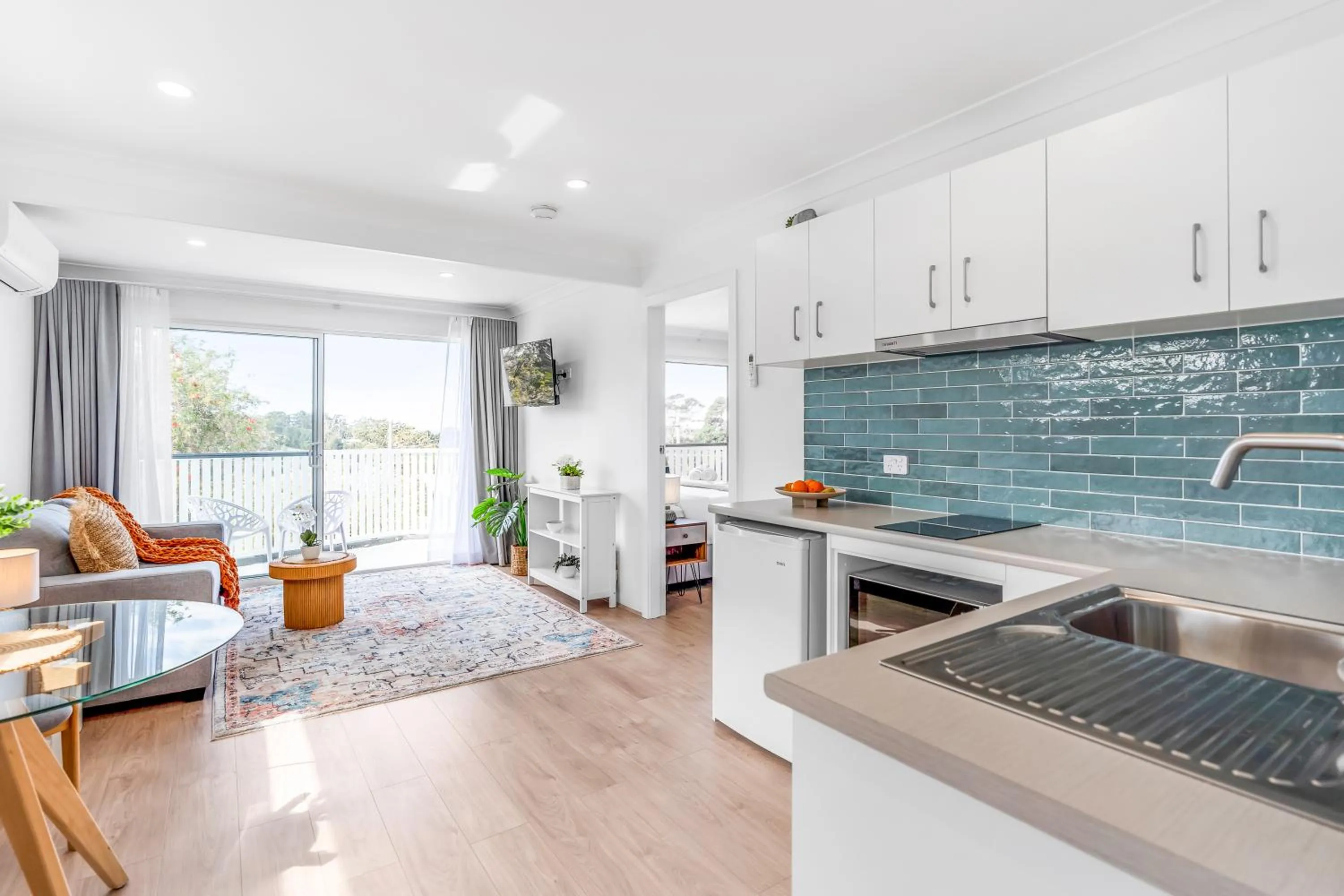 Living room in Mollymook Motel