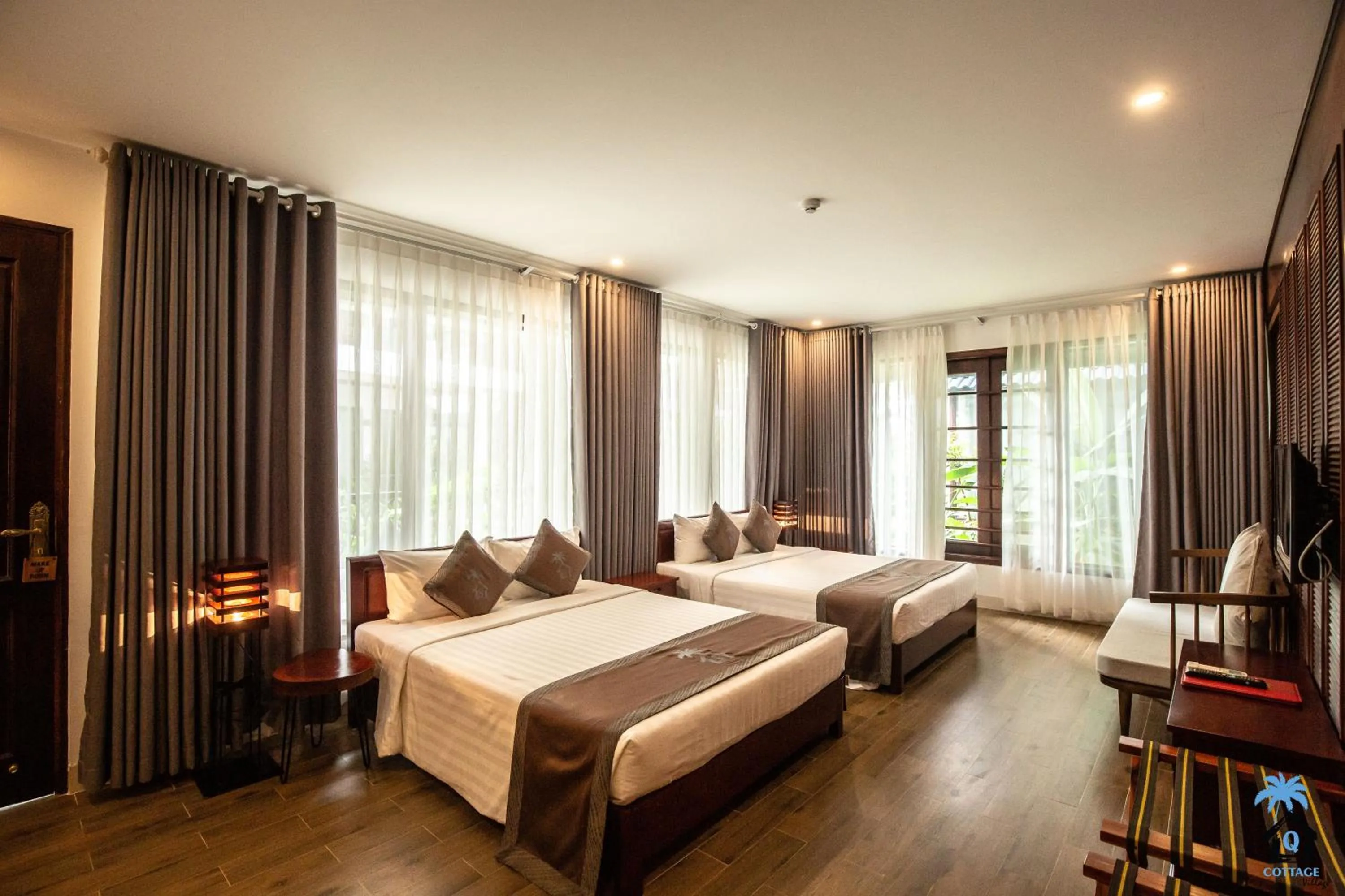 Photo of the whole room, Bed in Cottage Village