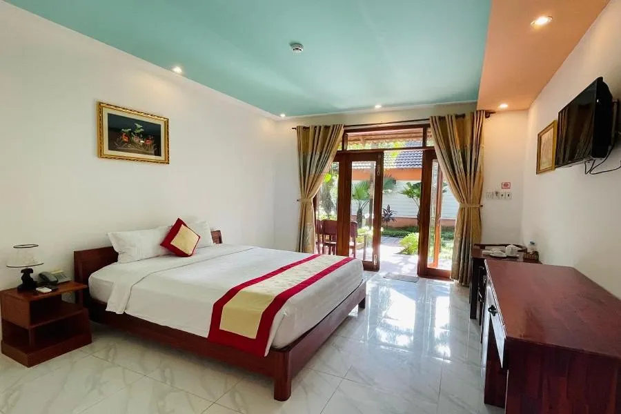 Bed in Orange Resort