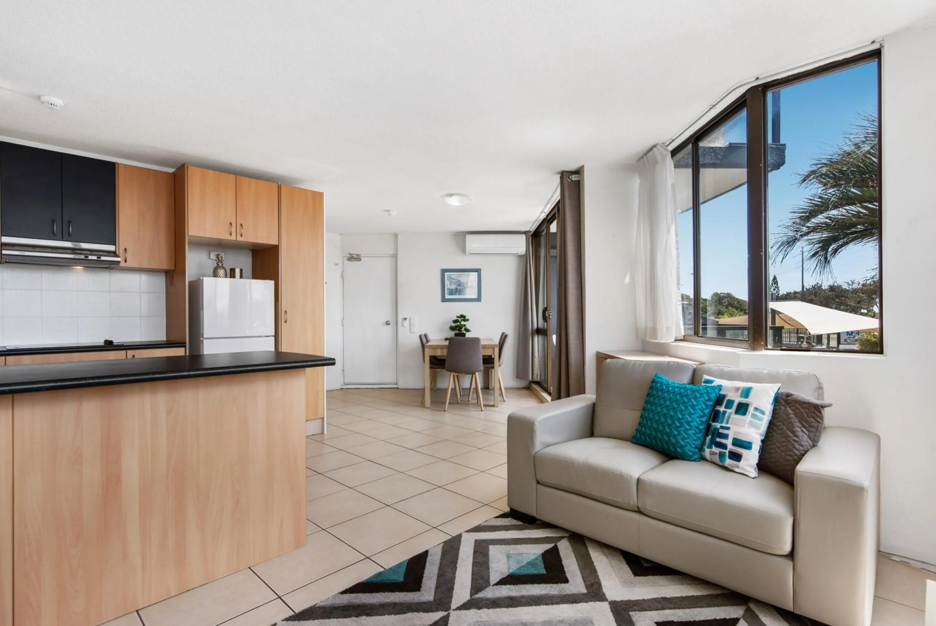 Kitchen or kitchenette in Mylos Holiday Apartments