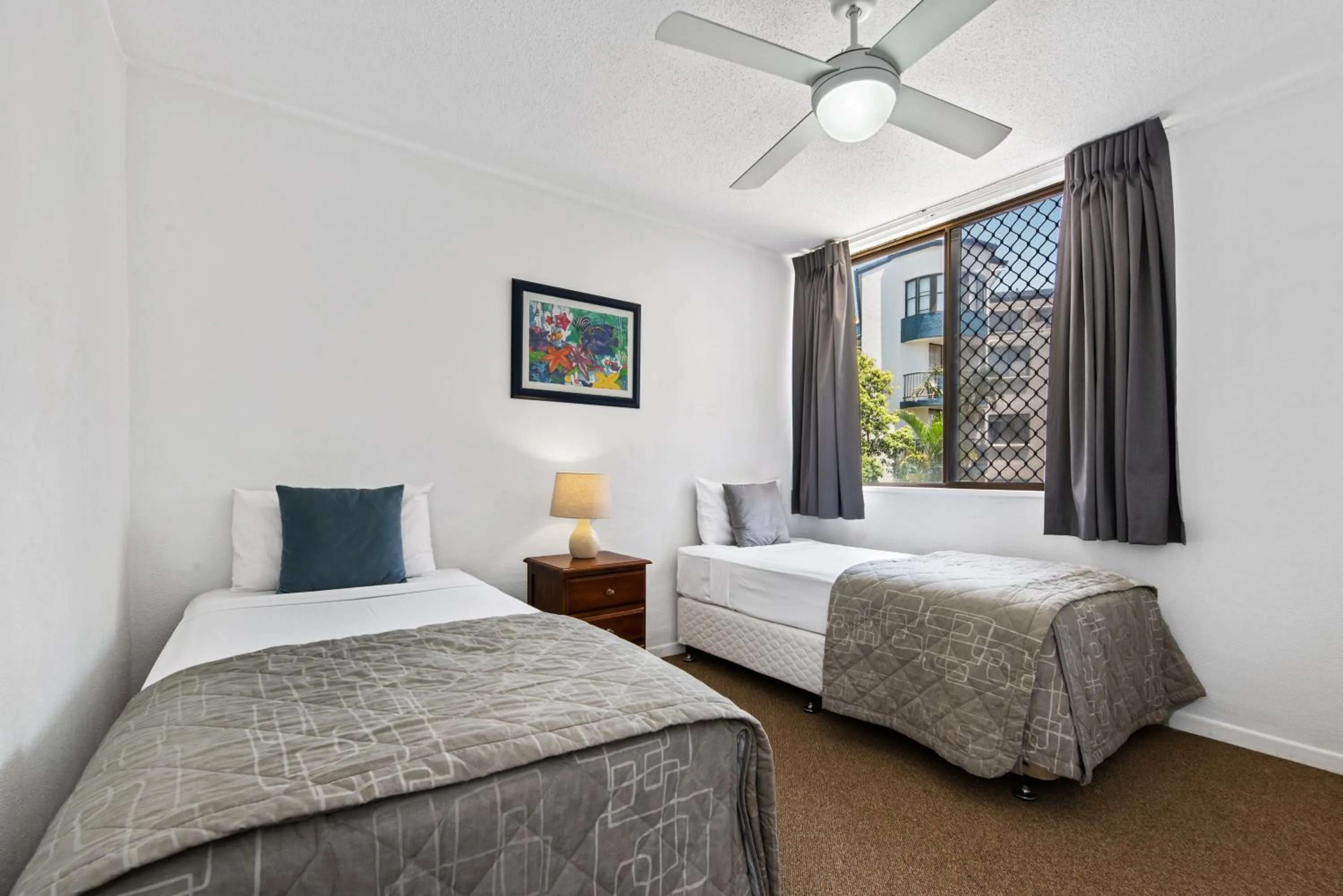 Bedroom, Bed in Mylos Holiday Apartments