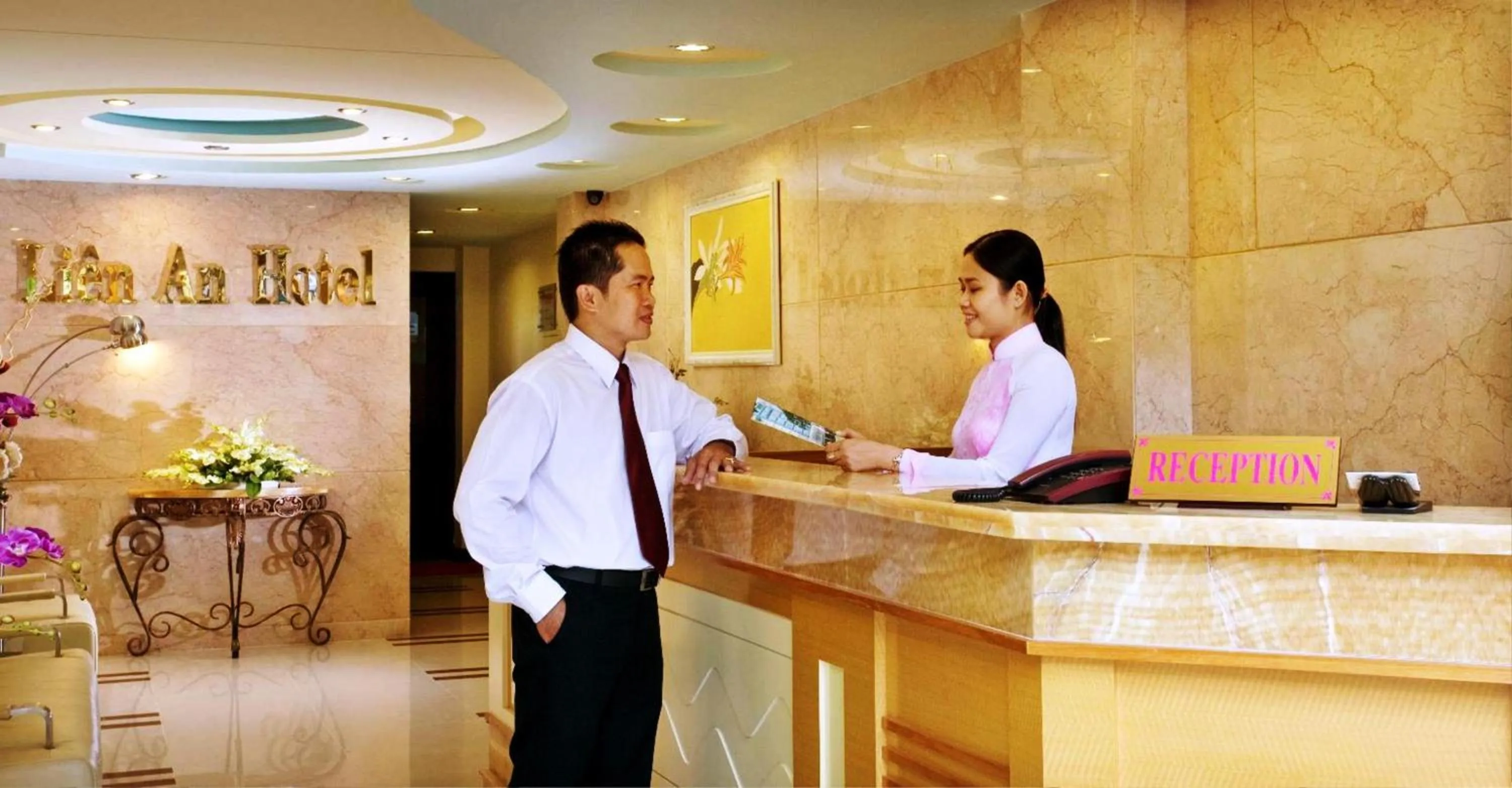 Lobby or reception in Lien An Sai Gon Hotel