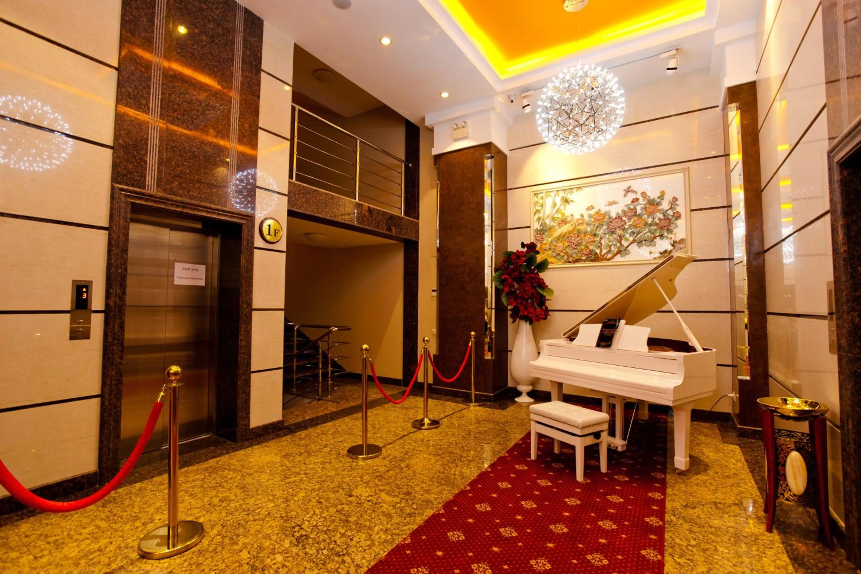 Decorative detail in Grand Voyage Hotel