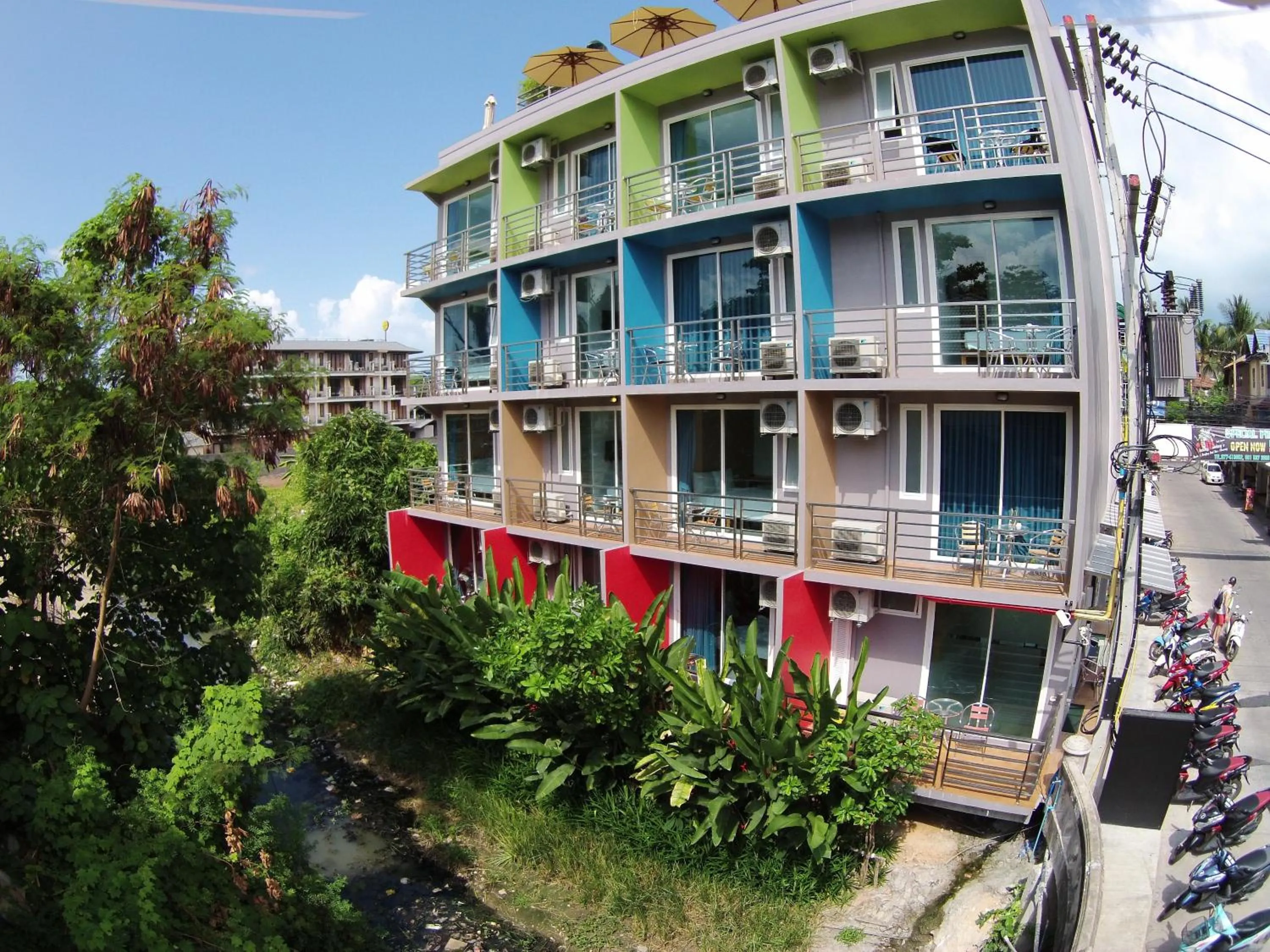 Property building in Cheeky Monkey's Samui