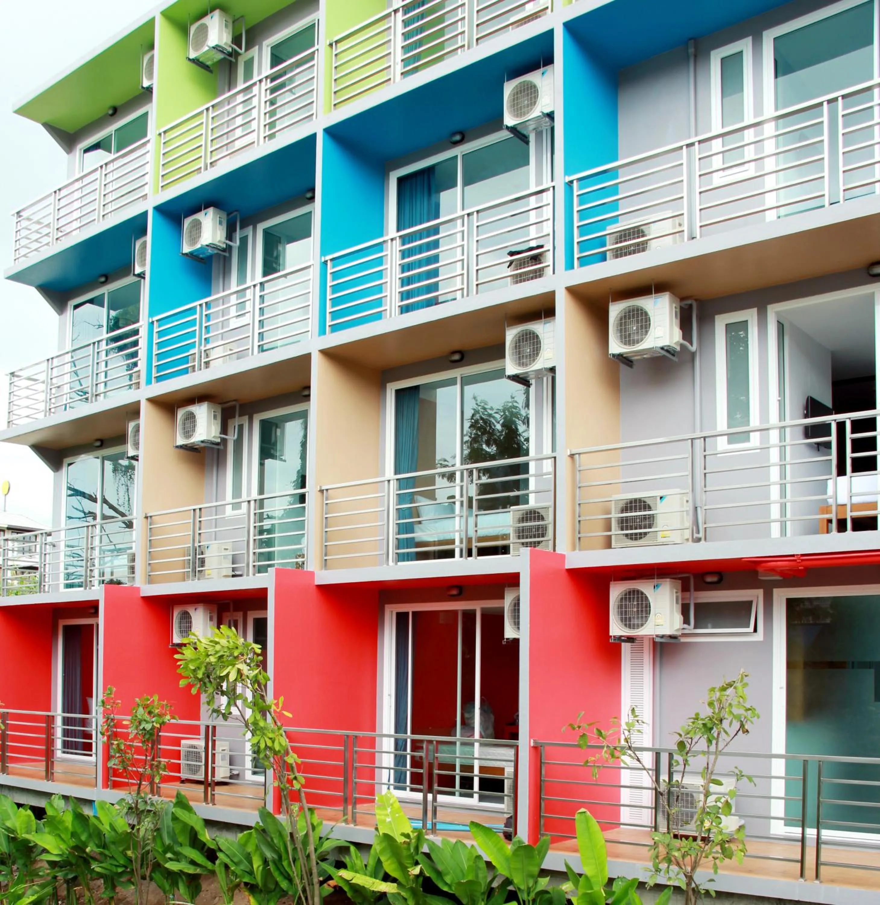 Property building in Cheeky Monkey's Samui