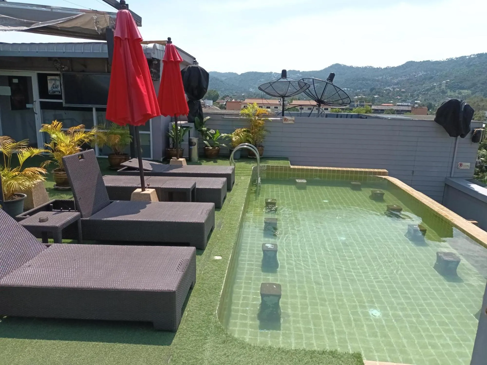 Swimming pool in Cheeky Monkey's Samui