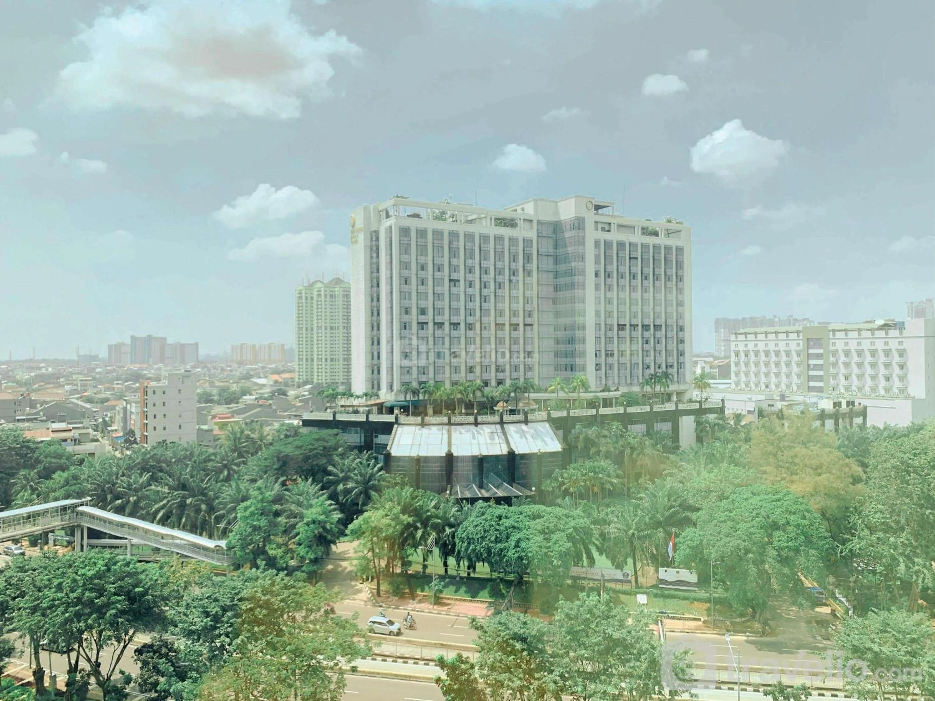 City view in Fully Furnished with Comfortable Design 2BR Harco Mangga Besar Apartment By Travelio