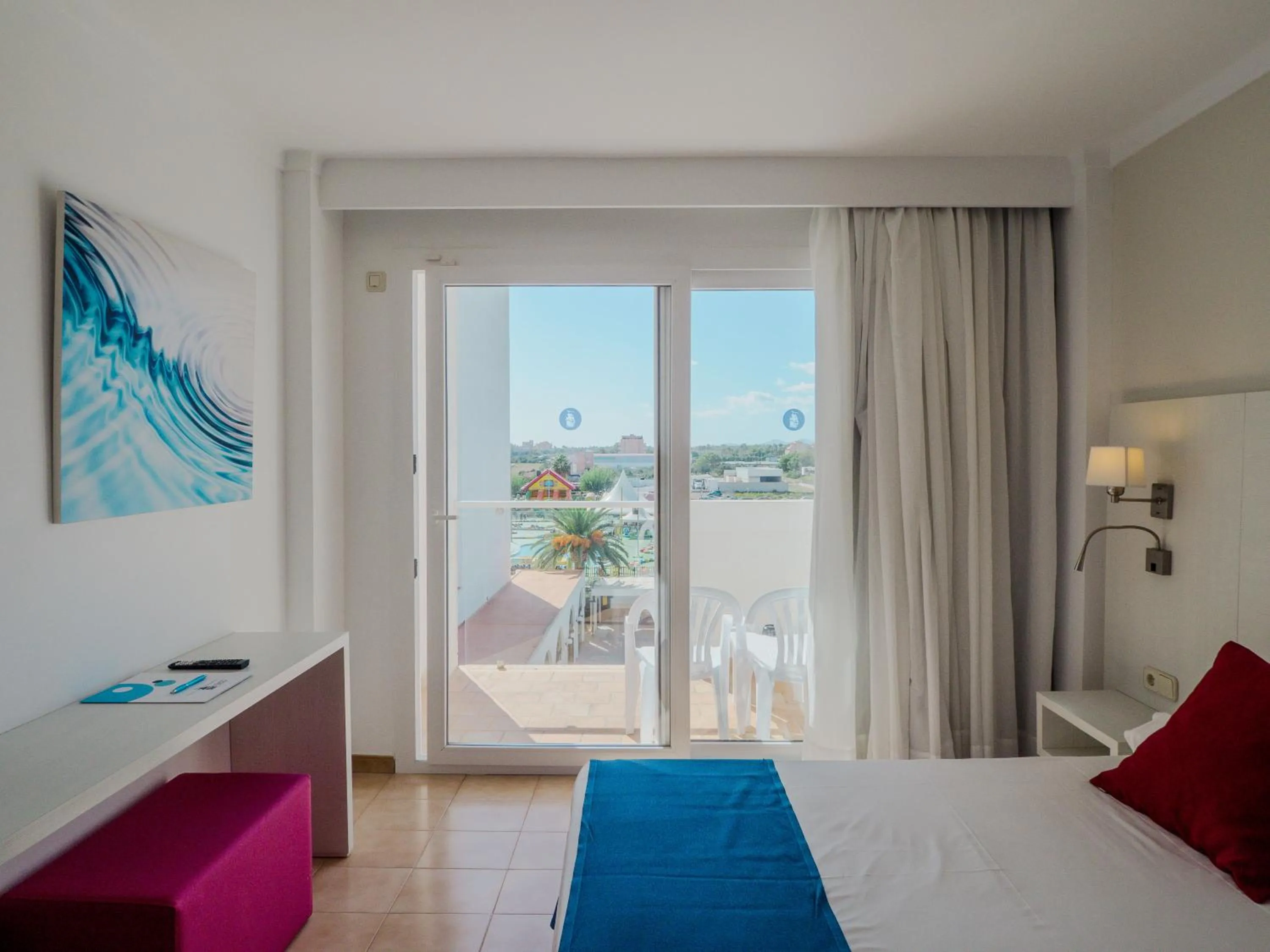 Bed in Hotel La Santa Maria