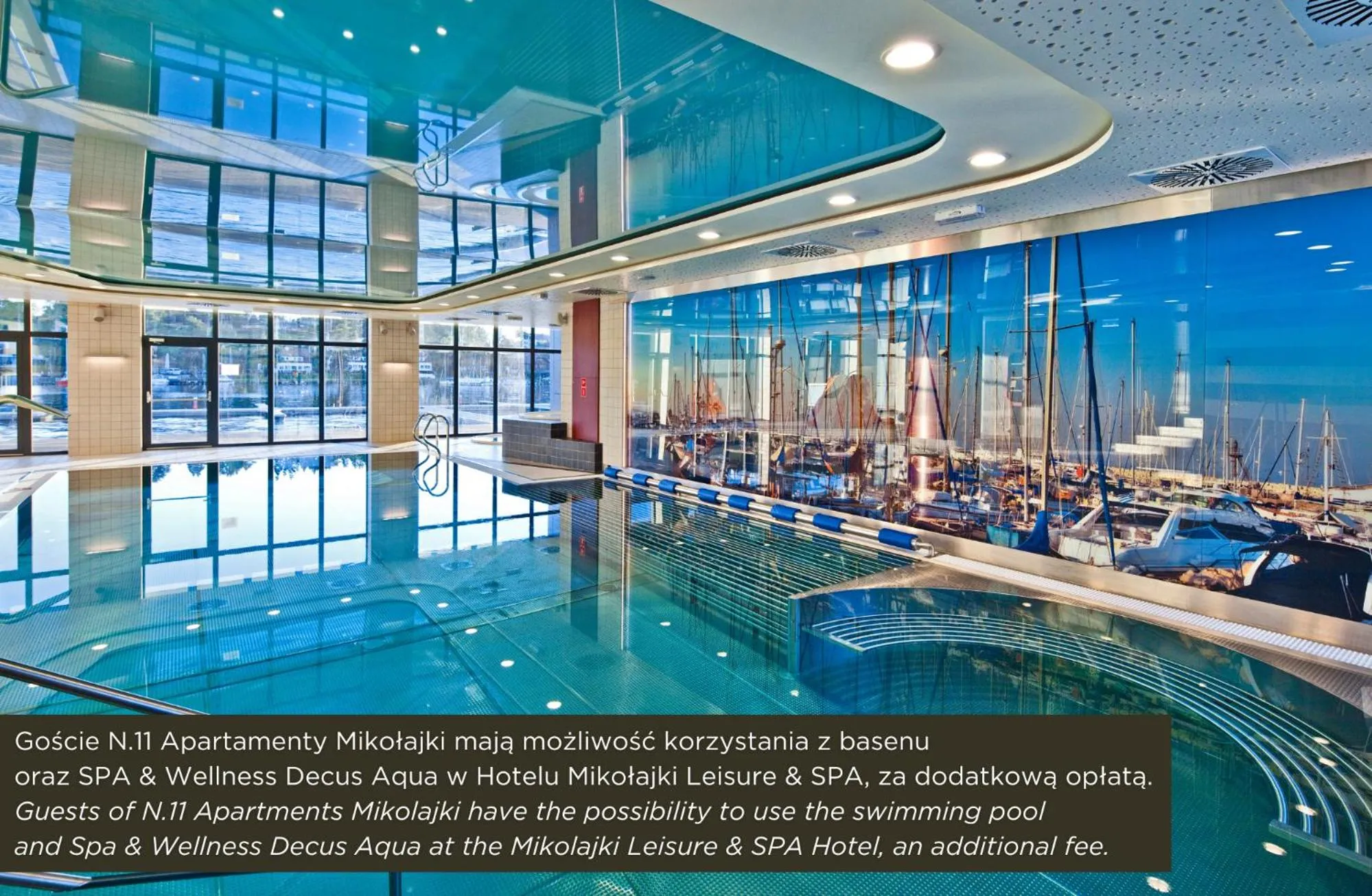 Swimming pool in Apartamenty Premium N11 Mikołajki - Destigo Hotels