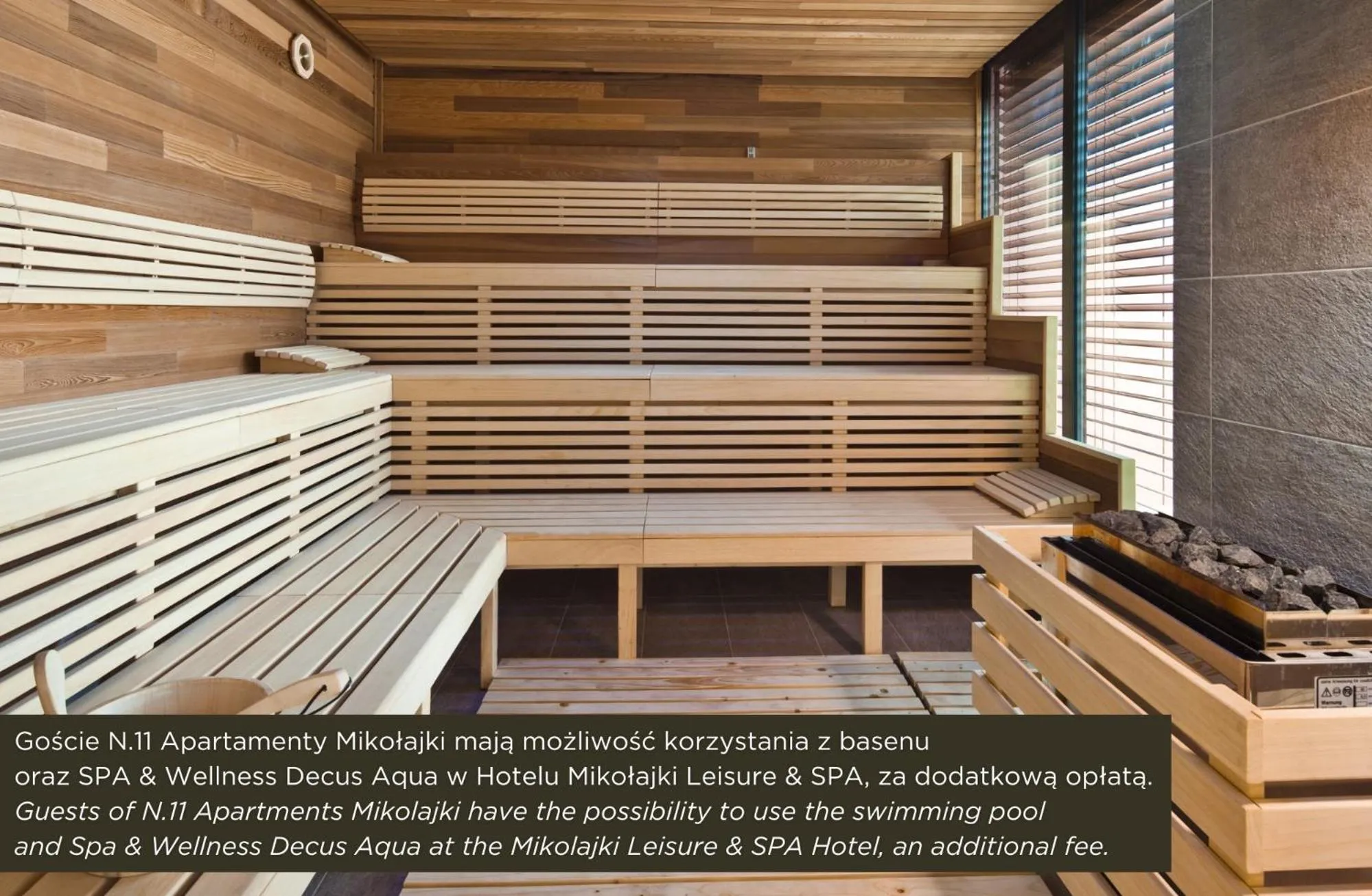 Sauna in Apartamenty Premium N11 Mikołajki - Destigo Hotels