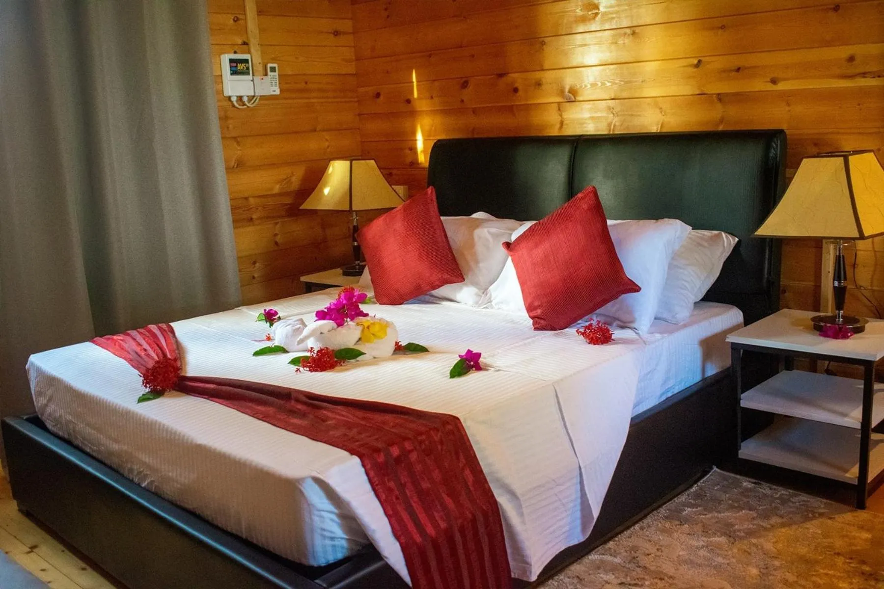 Bed in Utende Seacliff Resort