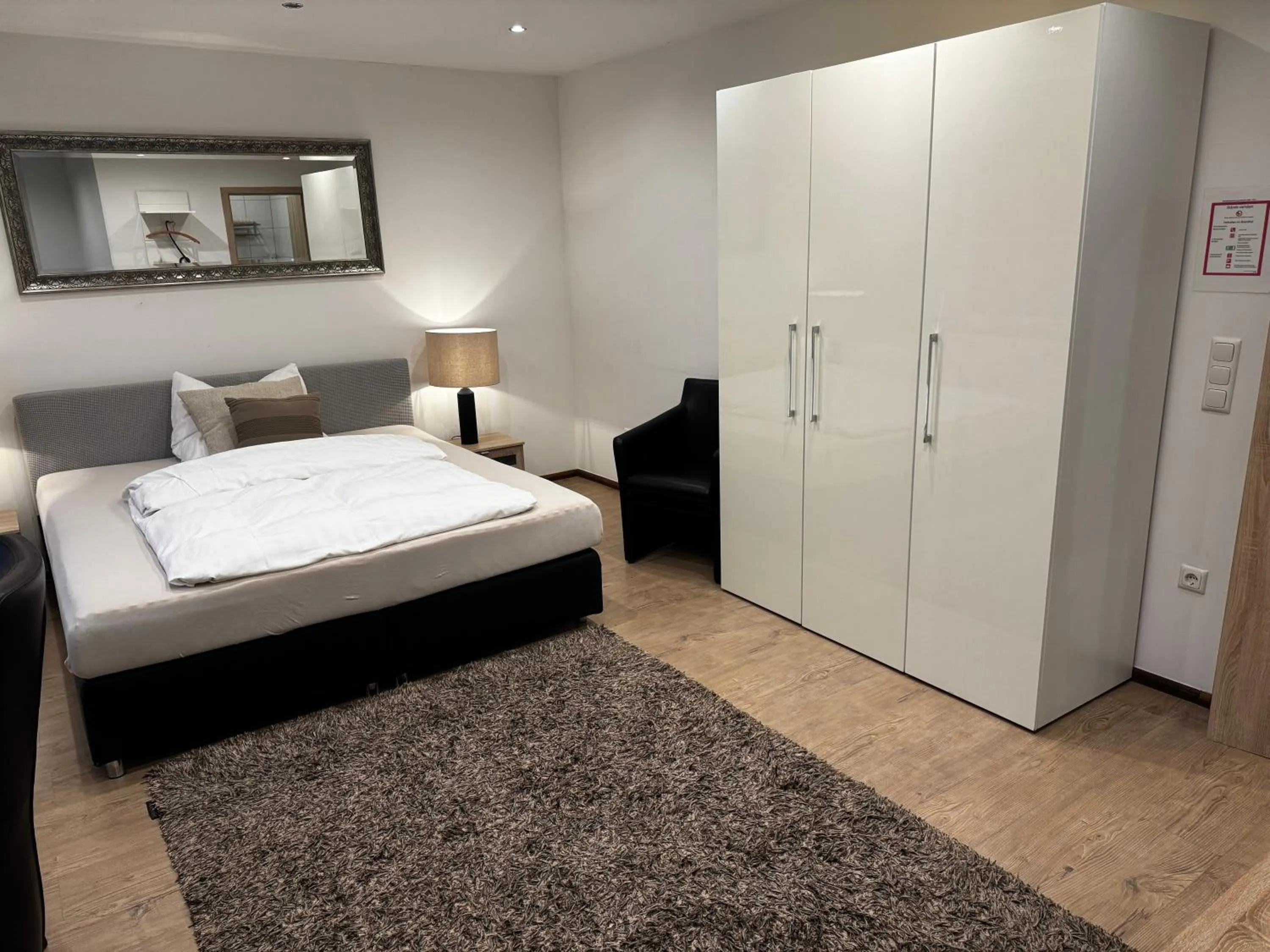 Bed in Hotel & Restaurant Brommler Mühle