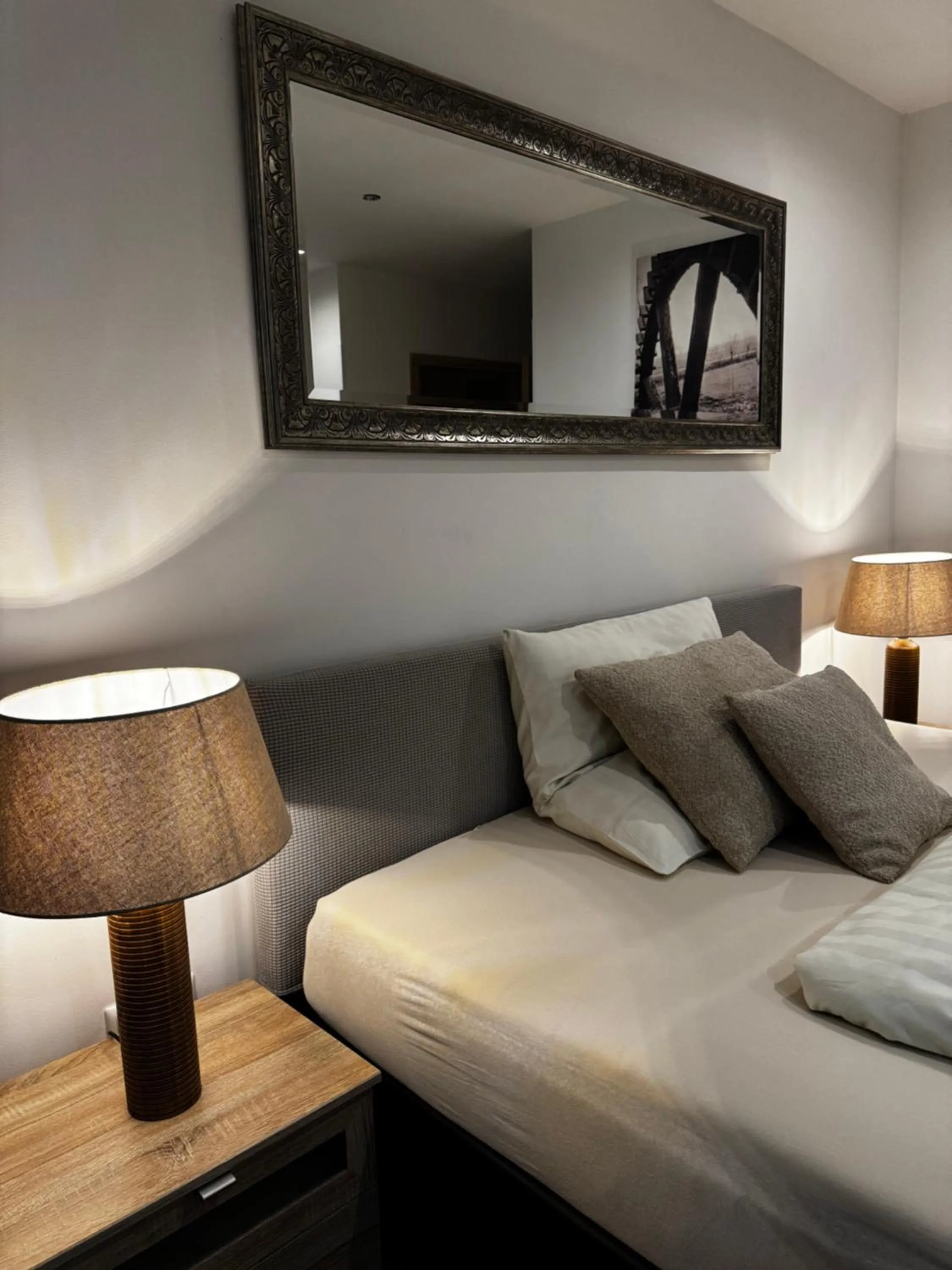 Bed in Hotel & Restaurant Brommler Mühle